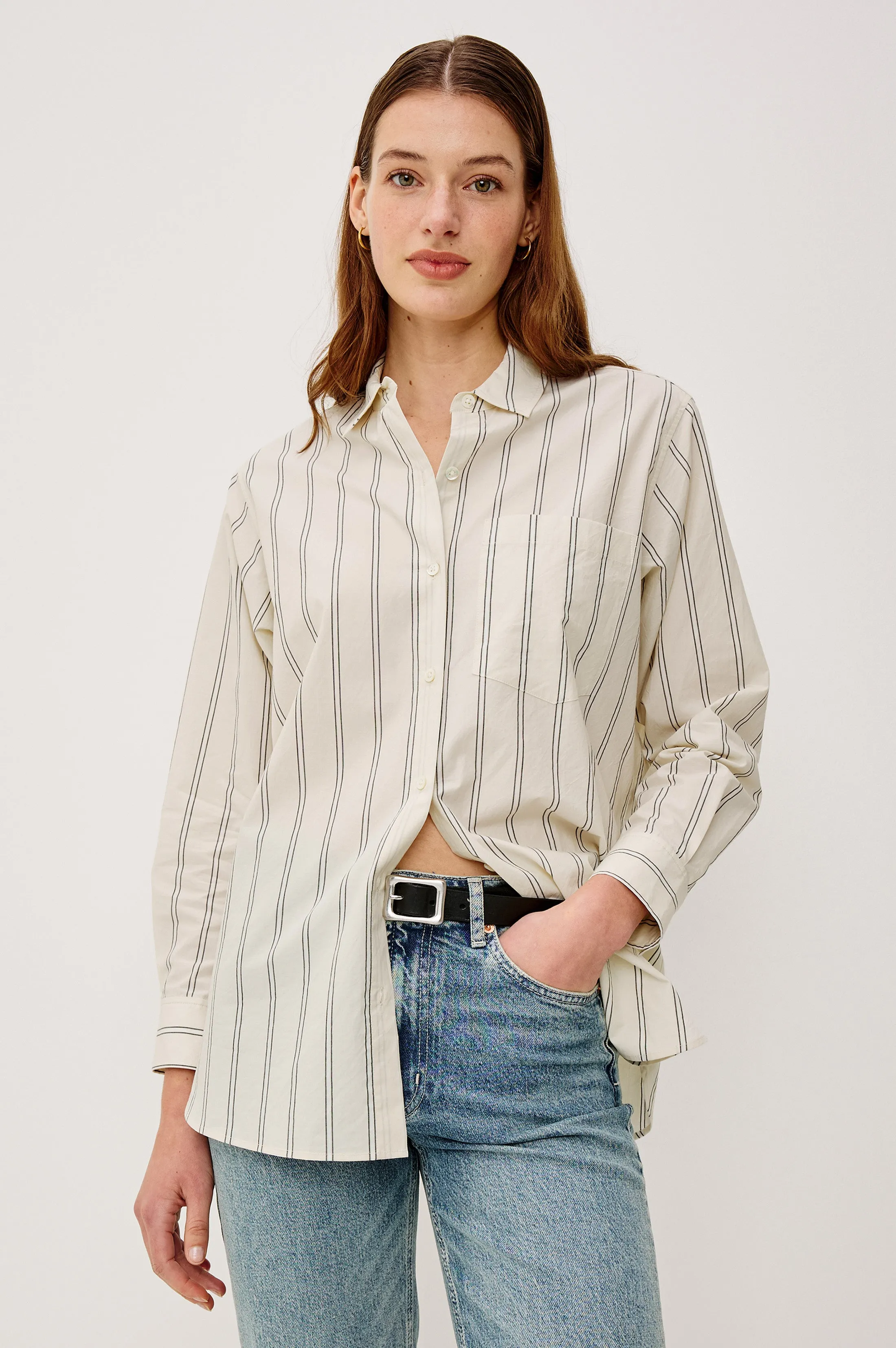 ELSA SHIRT - PALMA STRIPE sold by Rails