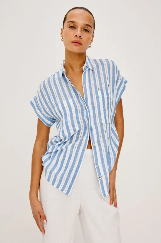 CITO SHIRT - ATLANTIS STRIPE sold by Rails