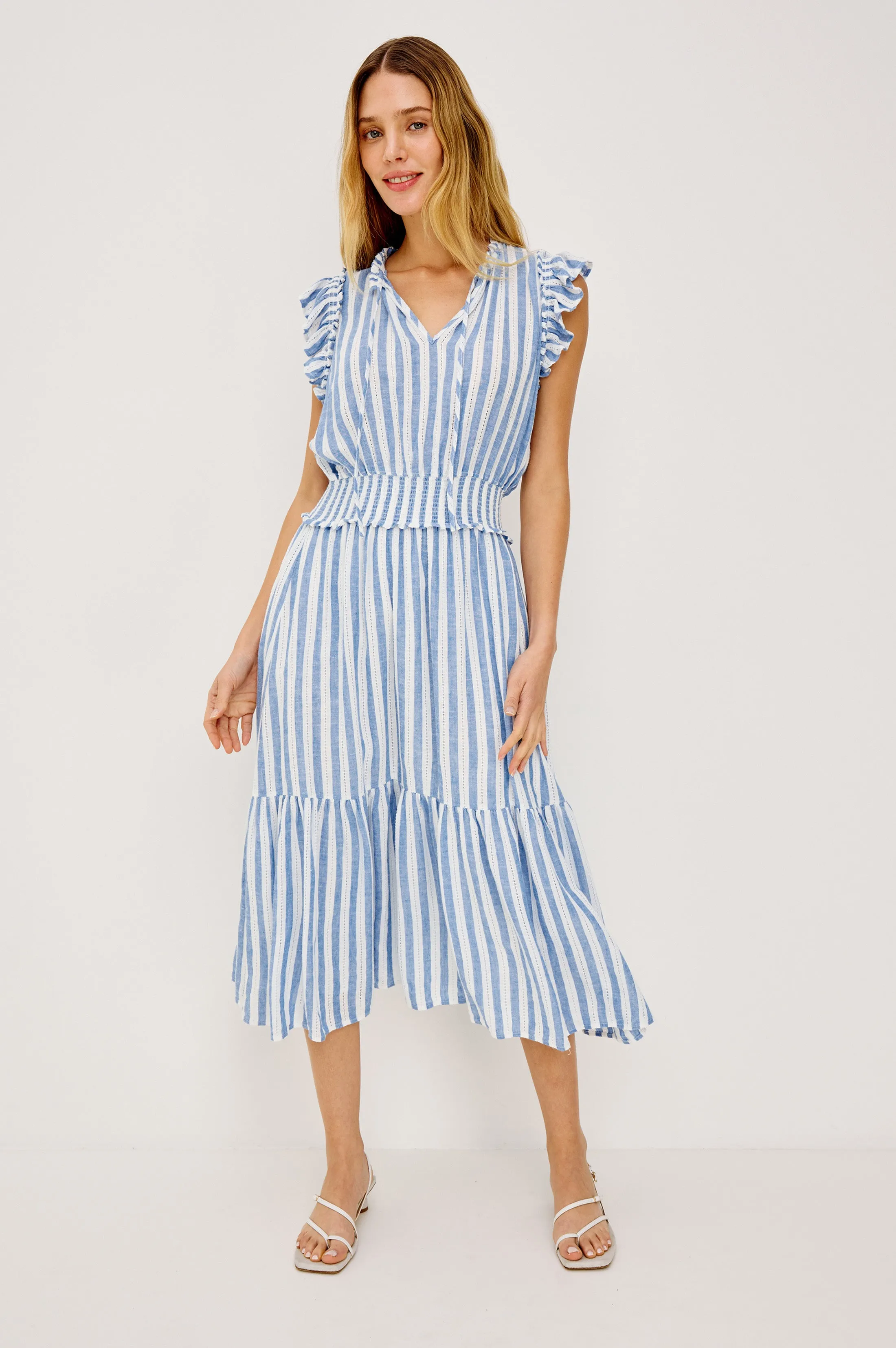 GARDEN DRESS - ATLANTIS STRIPE sold by Rails product image thumbnail 3