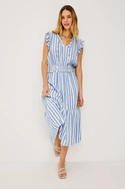 GARDEN DRESS - ATLANTIS STRIPE sold by Rails