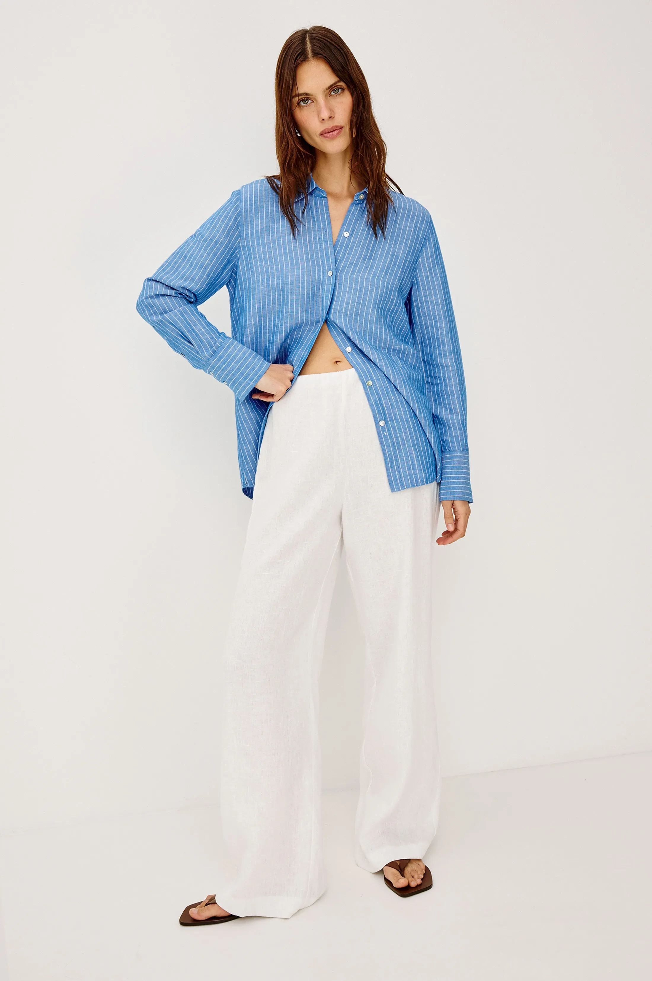 KNOX SHIRT - AVALON STRIPE sold by Rails product image thumbnail 3