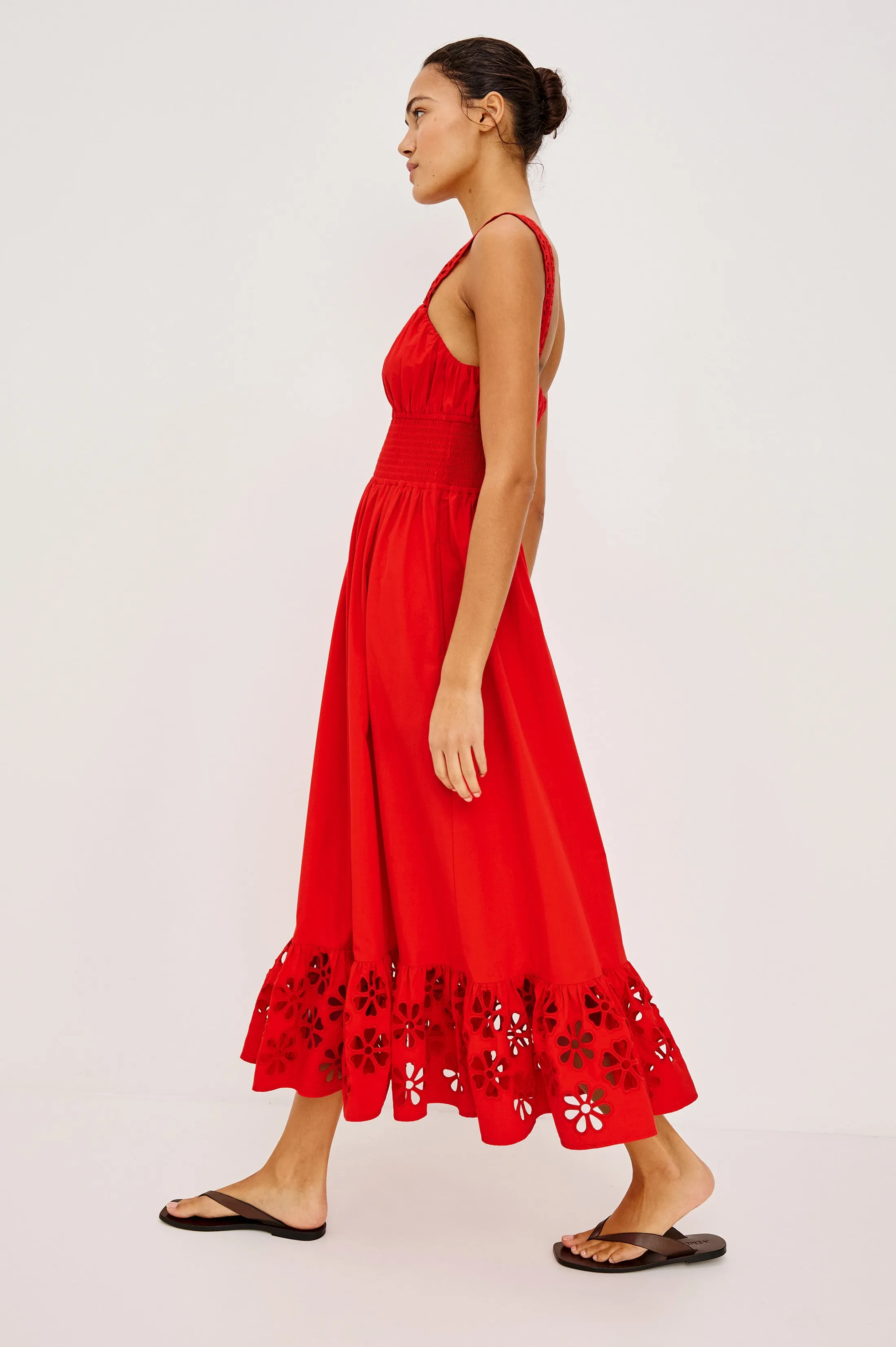 MOIRA DRESS - SCARLET sold by Rails product image thumbnail 4