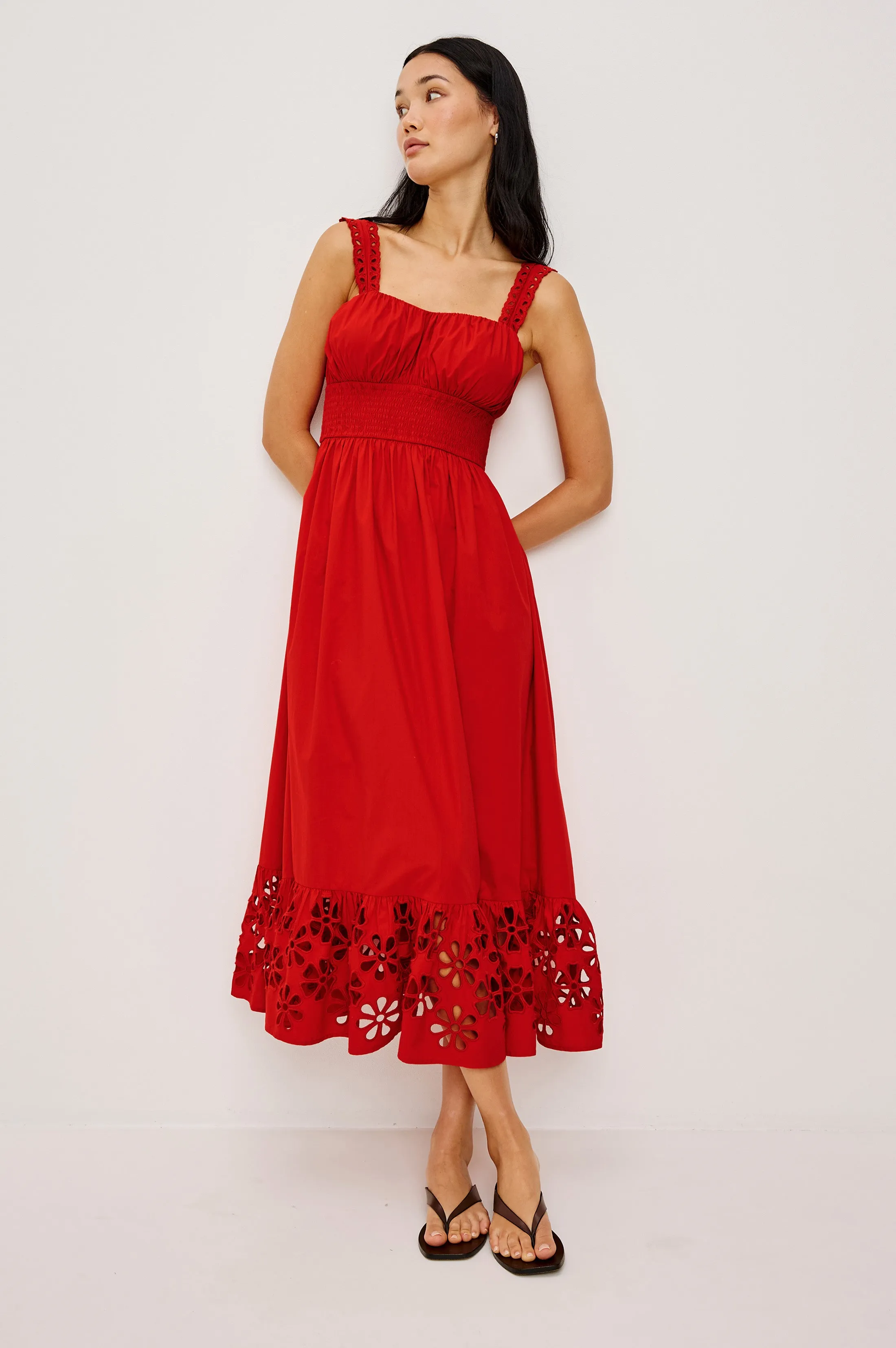 MOIRA DRESS - SCARLET sold by Rails product image thumbnail 3