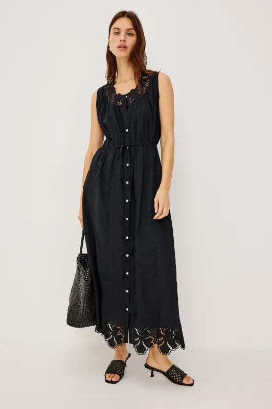 LORINA DRESS - BLACK sold by Rails