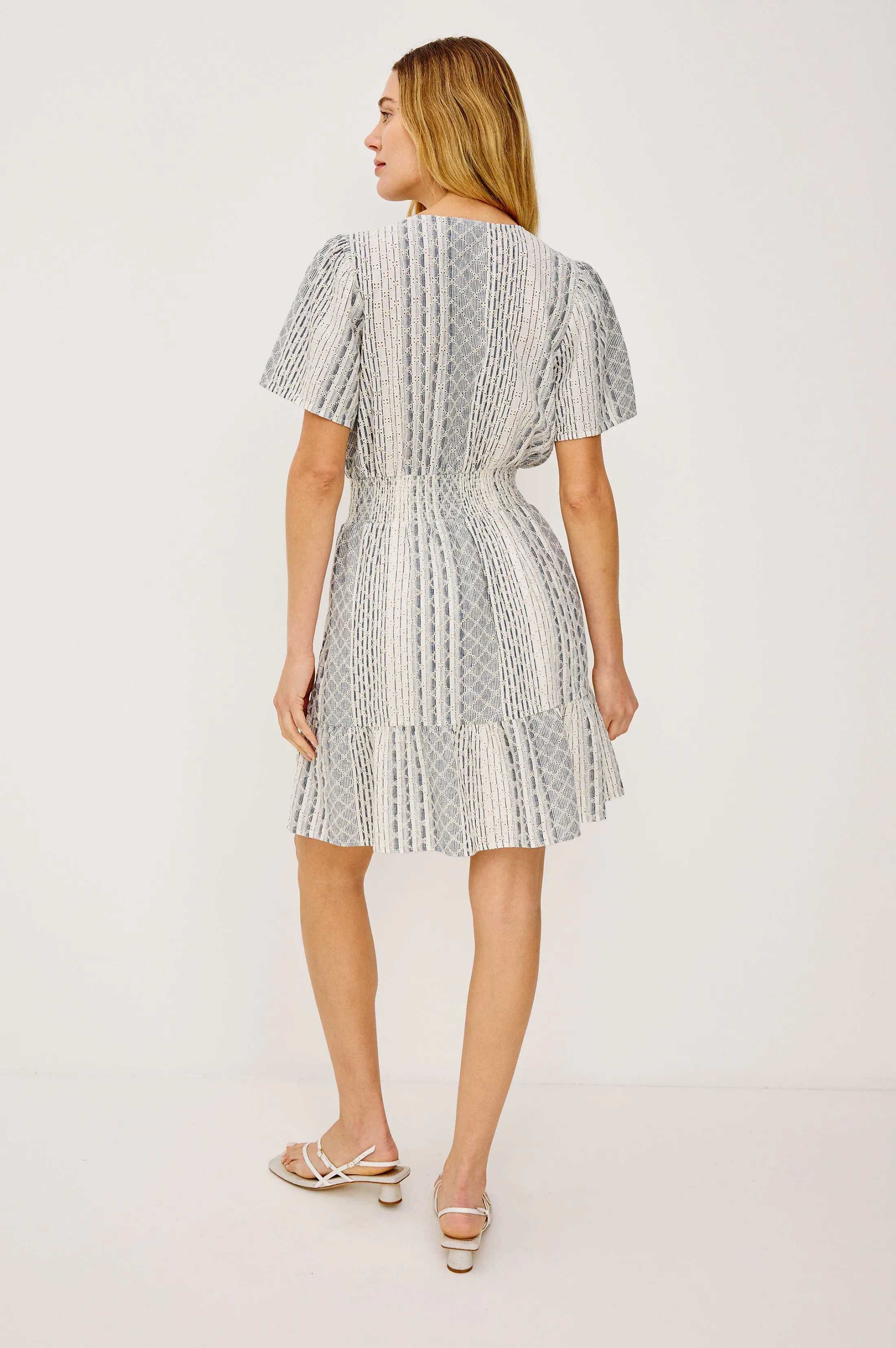 DIDI DRESS - STRIPED EYELET sold by Rails product image thumbnail 5