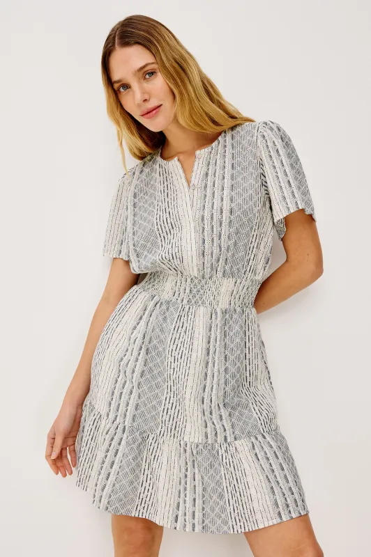 DIDI DRESS - STRIPED EYELET made by Rails