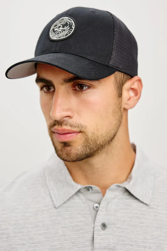 RAILS GOLF HAT - BLACK made by Rails