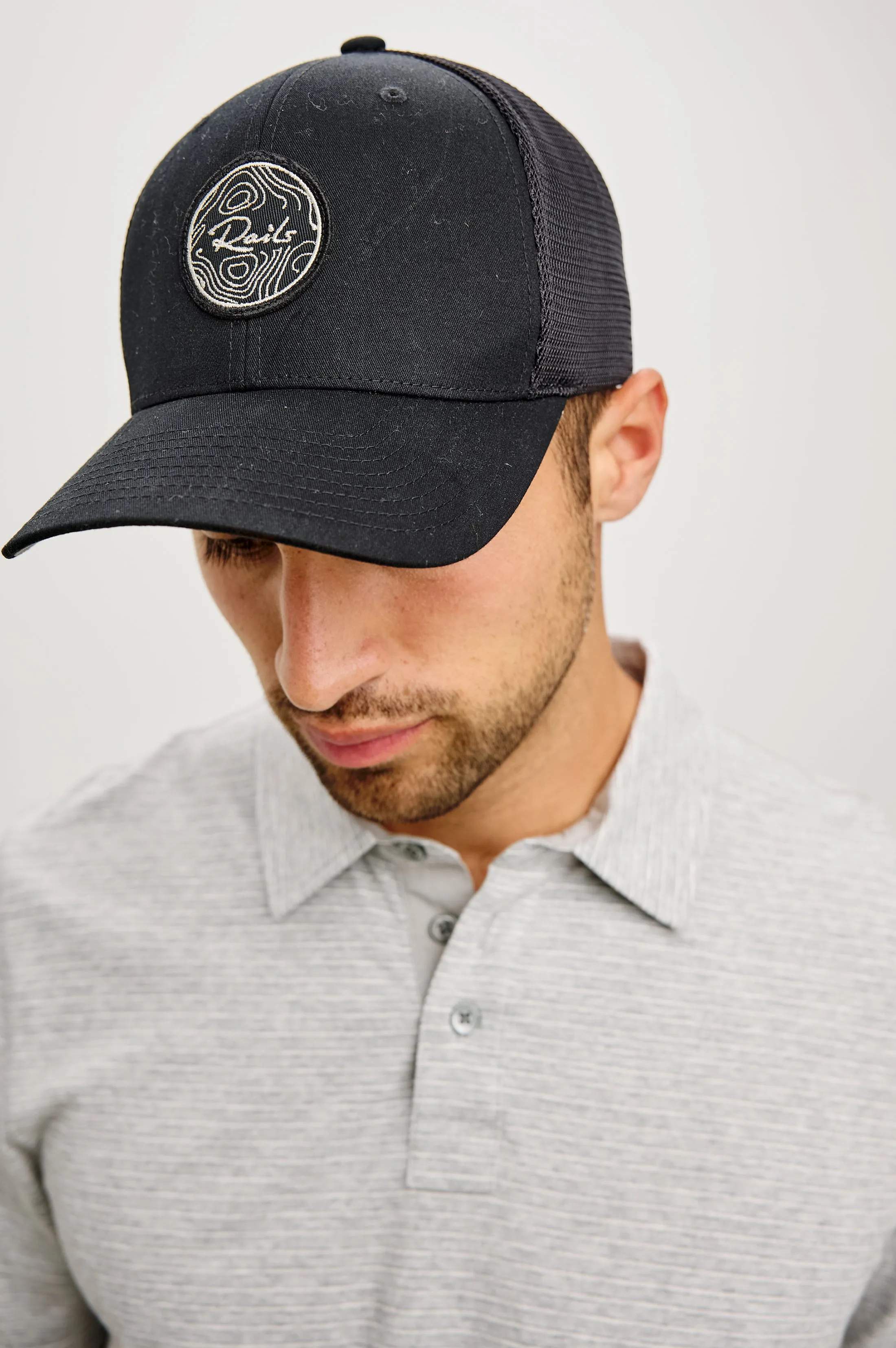 RAILS GOLF HAT - BLACK sold by Rails product image thumbnail 3