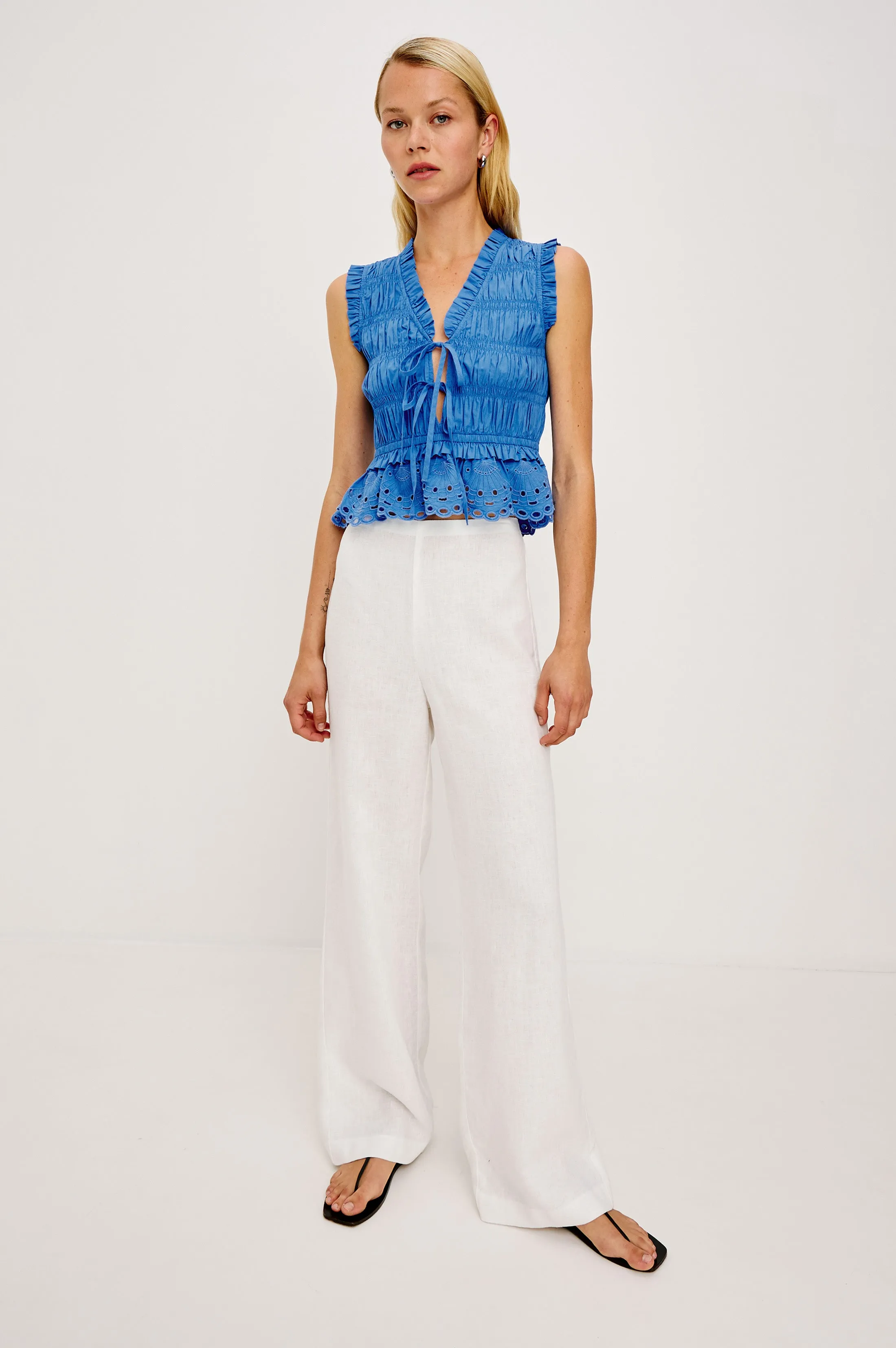 MARTINE TOP - HARBOR BLUE sold by Rails product image thumbnail 3