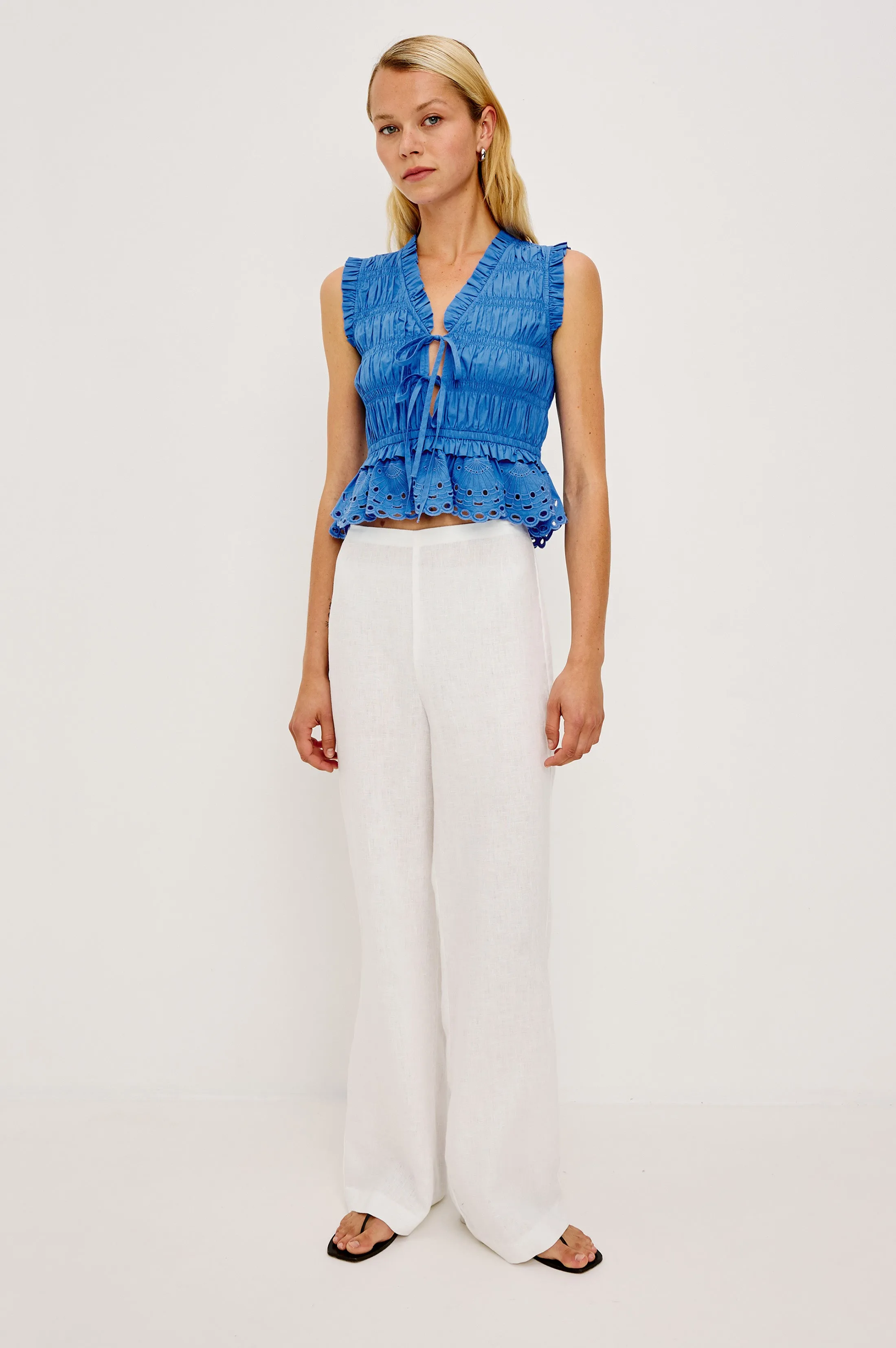 MARTINE TOP - HARBOR BLUE sold by Rails product image thumbnail 4