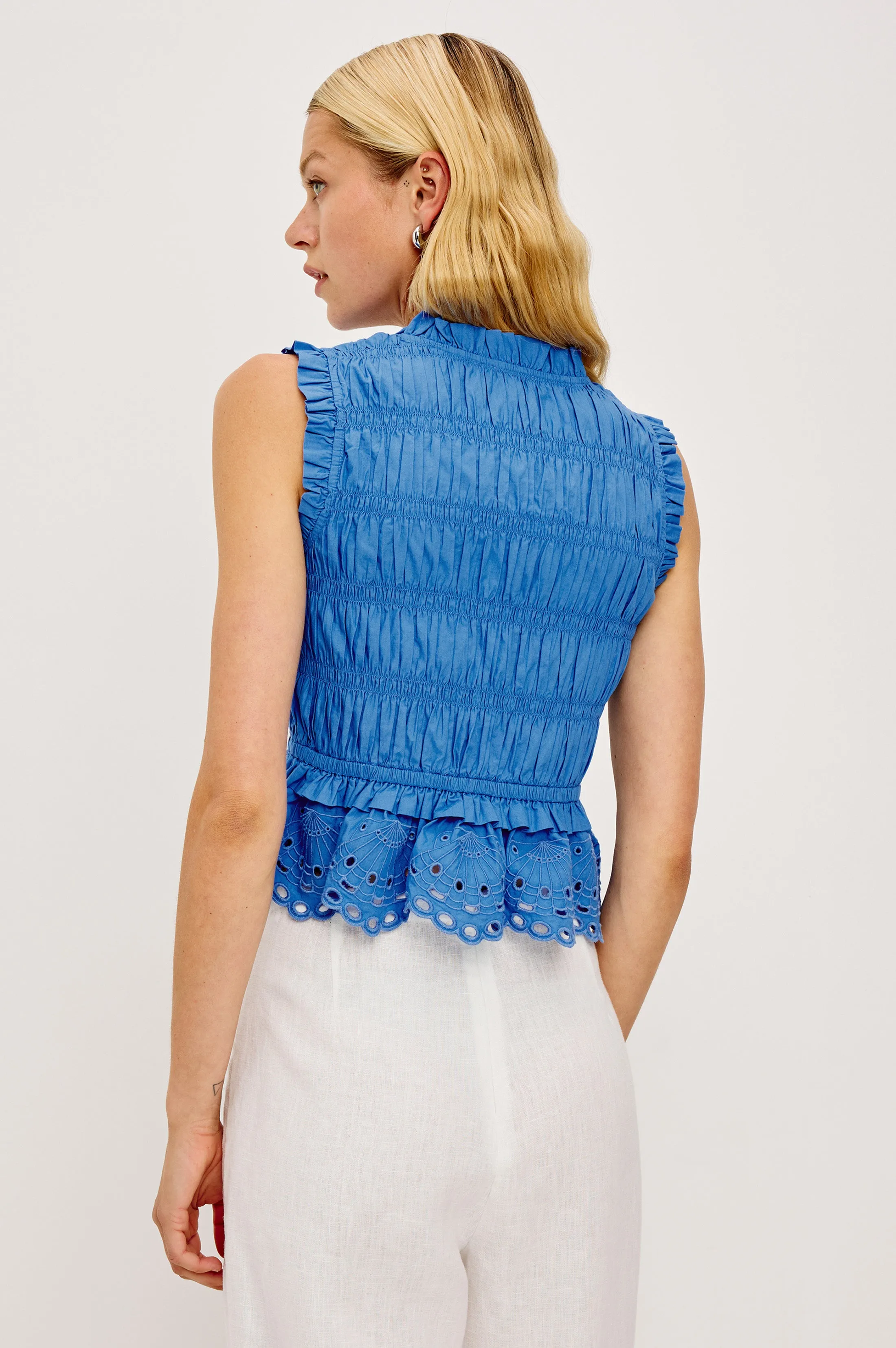 MARTINE TOP - HARBOR BLUE sold by Rails product image thumbnail 5