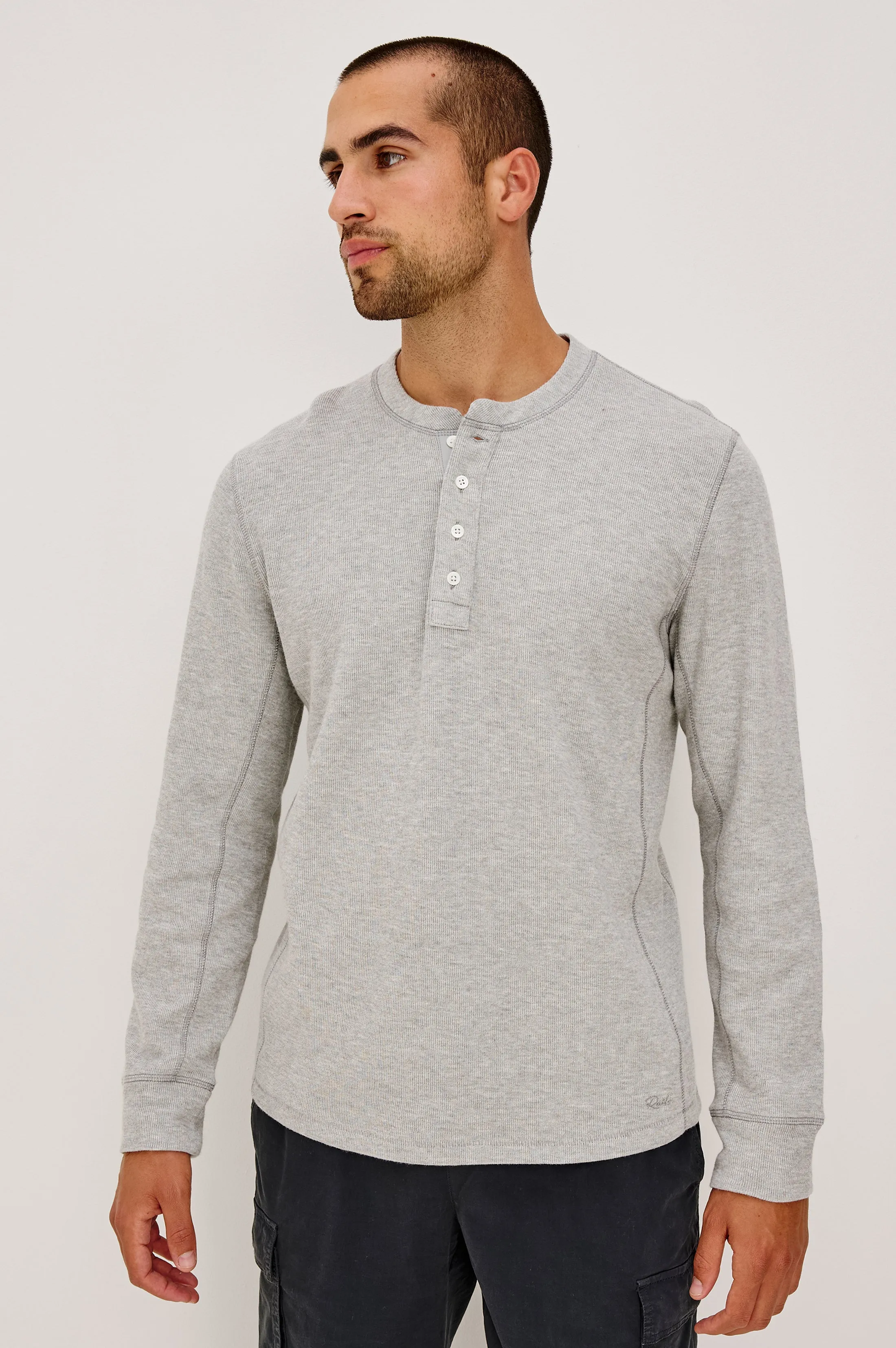 SOTO HENLEY - GREY HEATHER sold by Rails