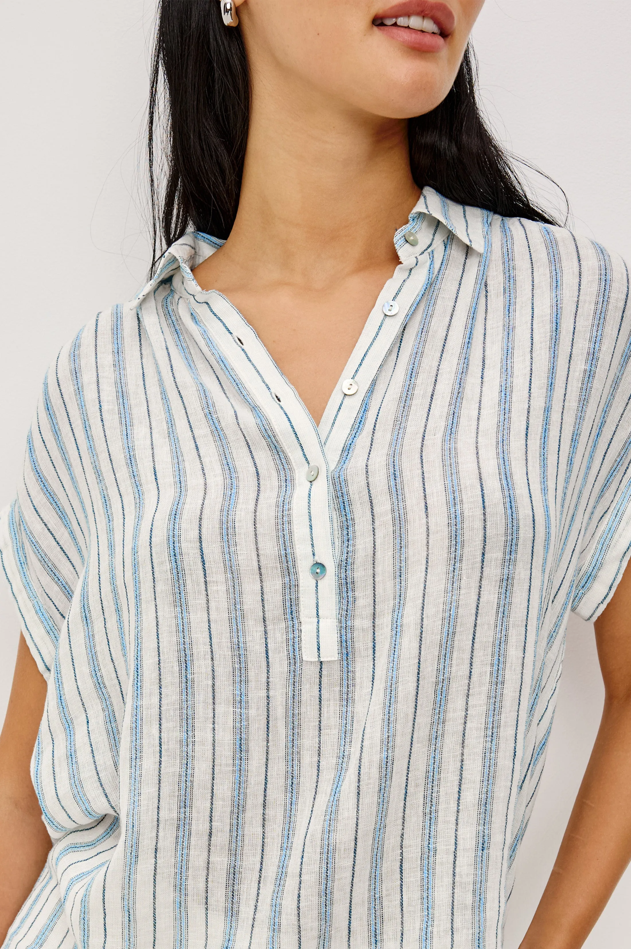 TUSCANY SHIRT - WINDWARD STRIPE sold by Rails product image thumbnail 2