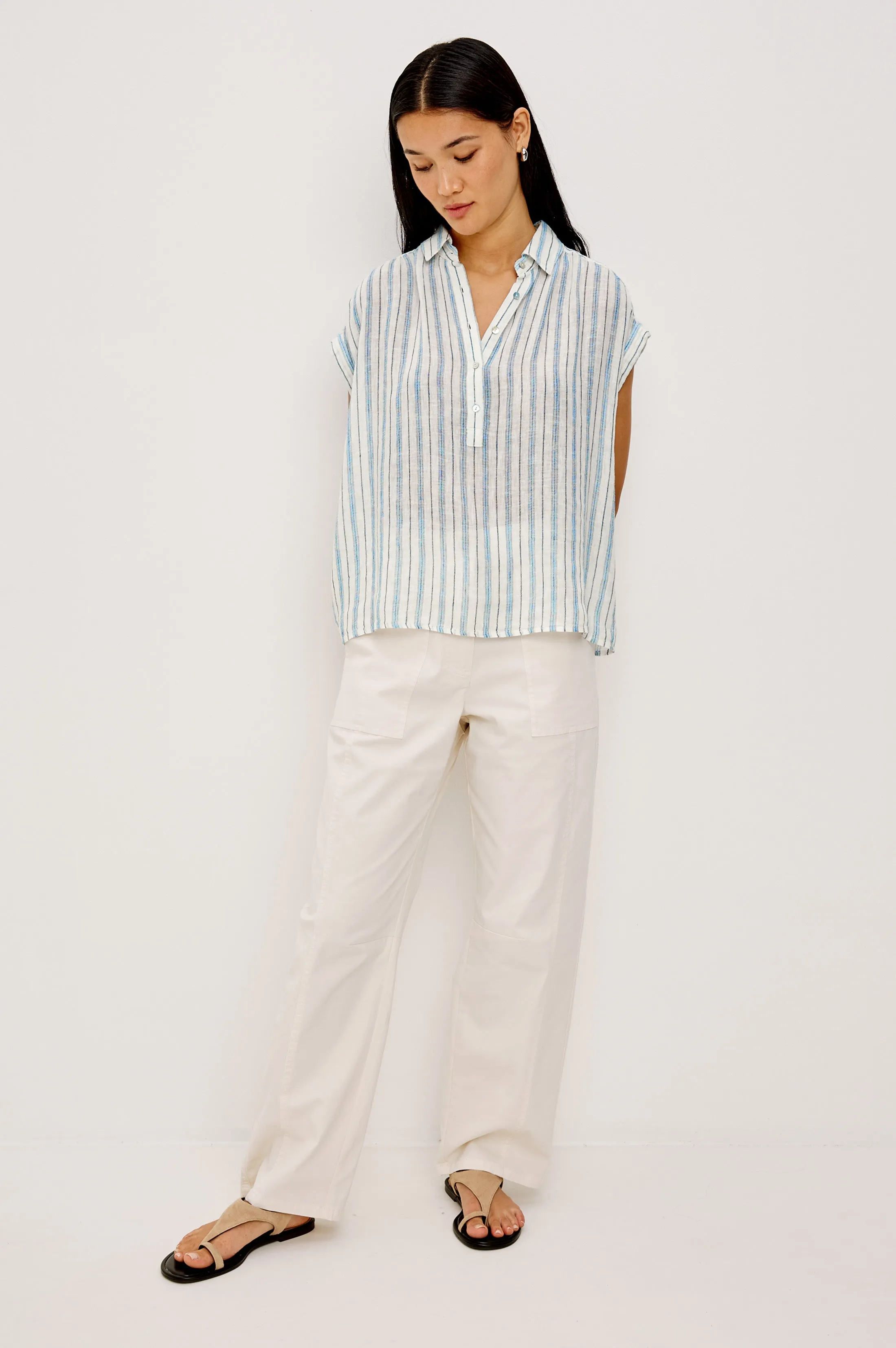 TUSCANY SHIRT - WINDWARD STRIPE sold by Rails product image thumbnail 3