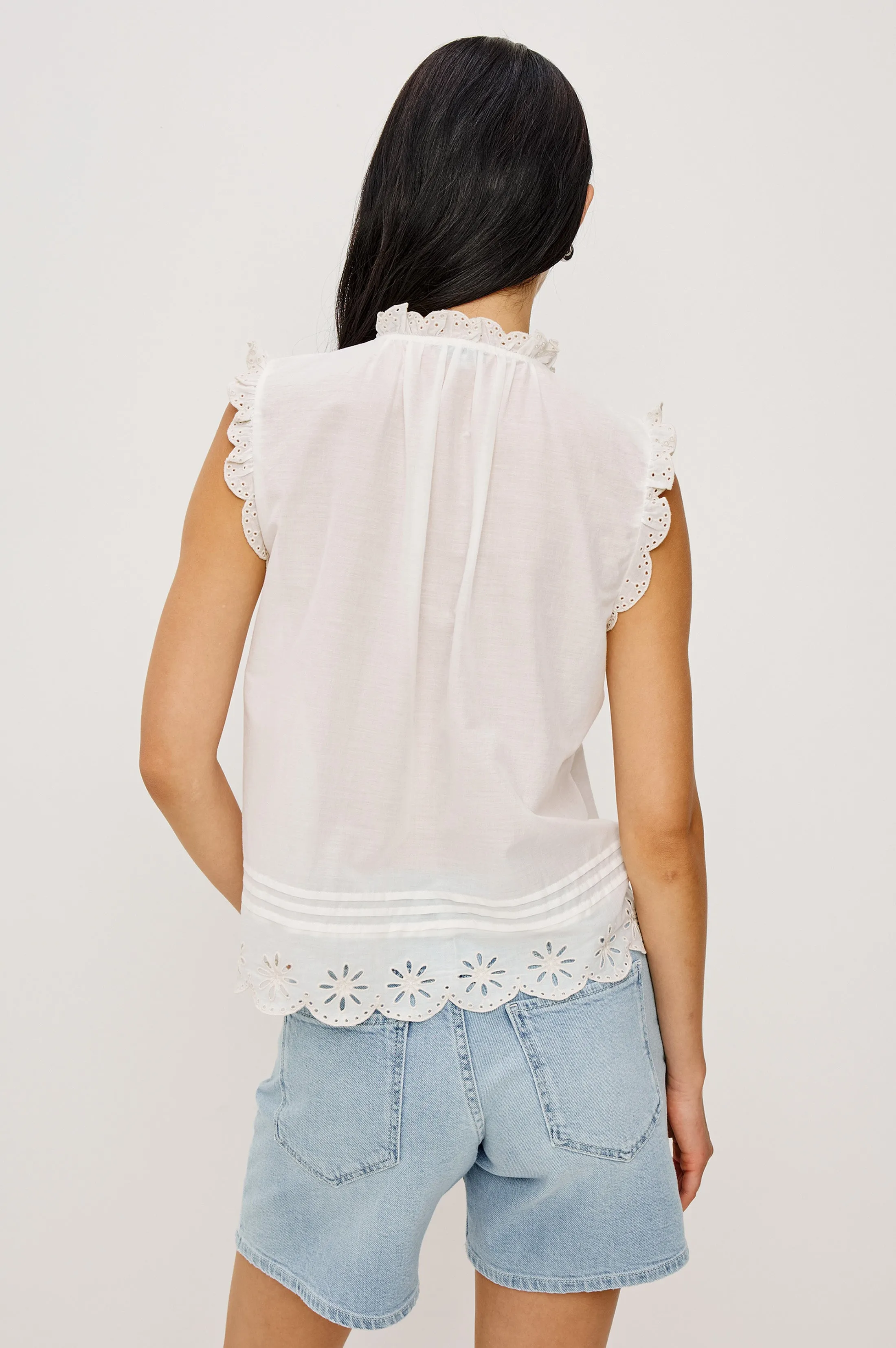 AVERY TOP - WHITE sold by Rails product image thumbnail 5