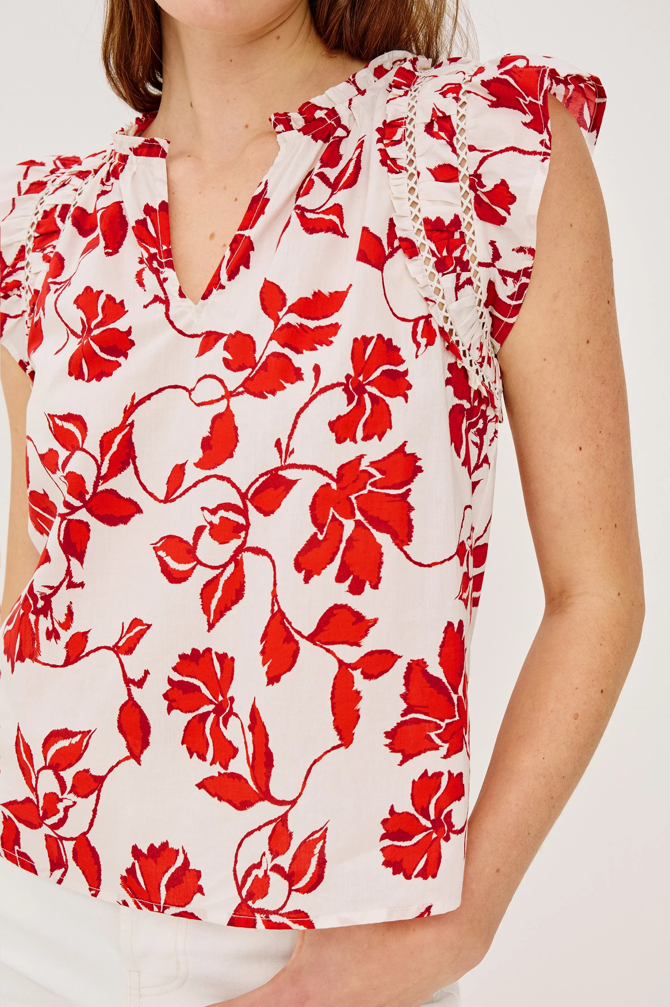 ALLEA TOP - RED JASMINE sold by Rails product image thumbnail 2