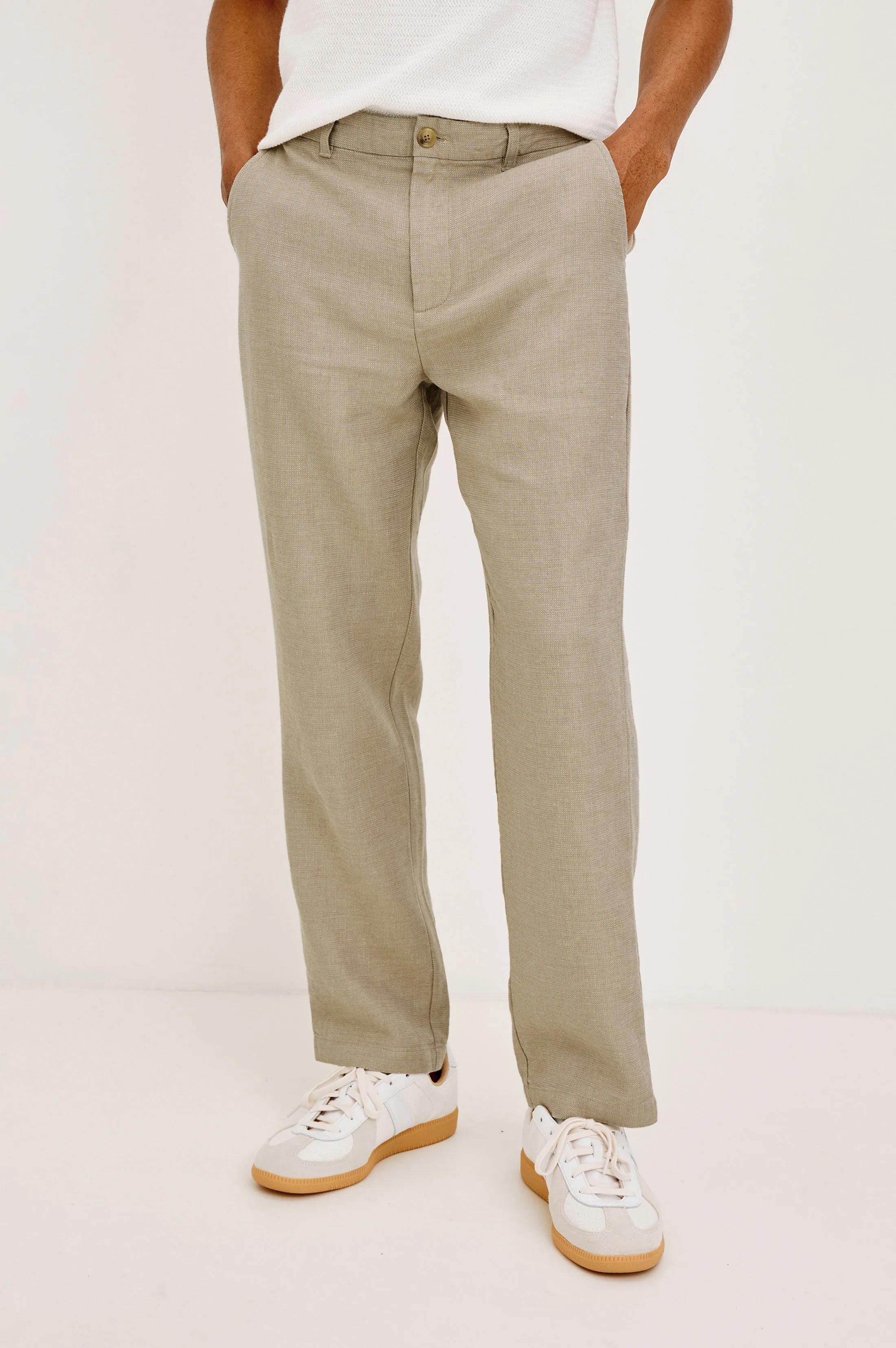 IRVING PANT - WHITEOAK sold by Rails