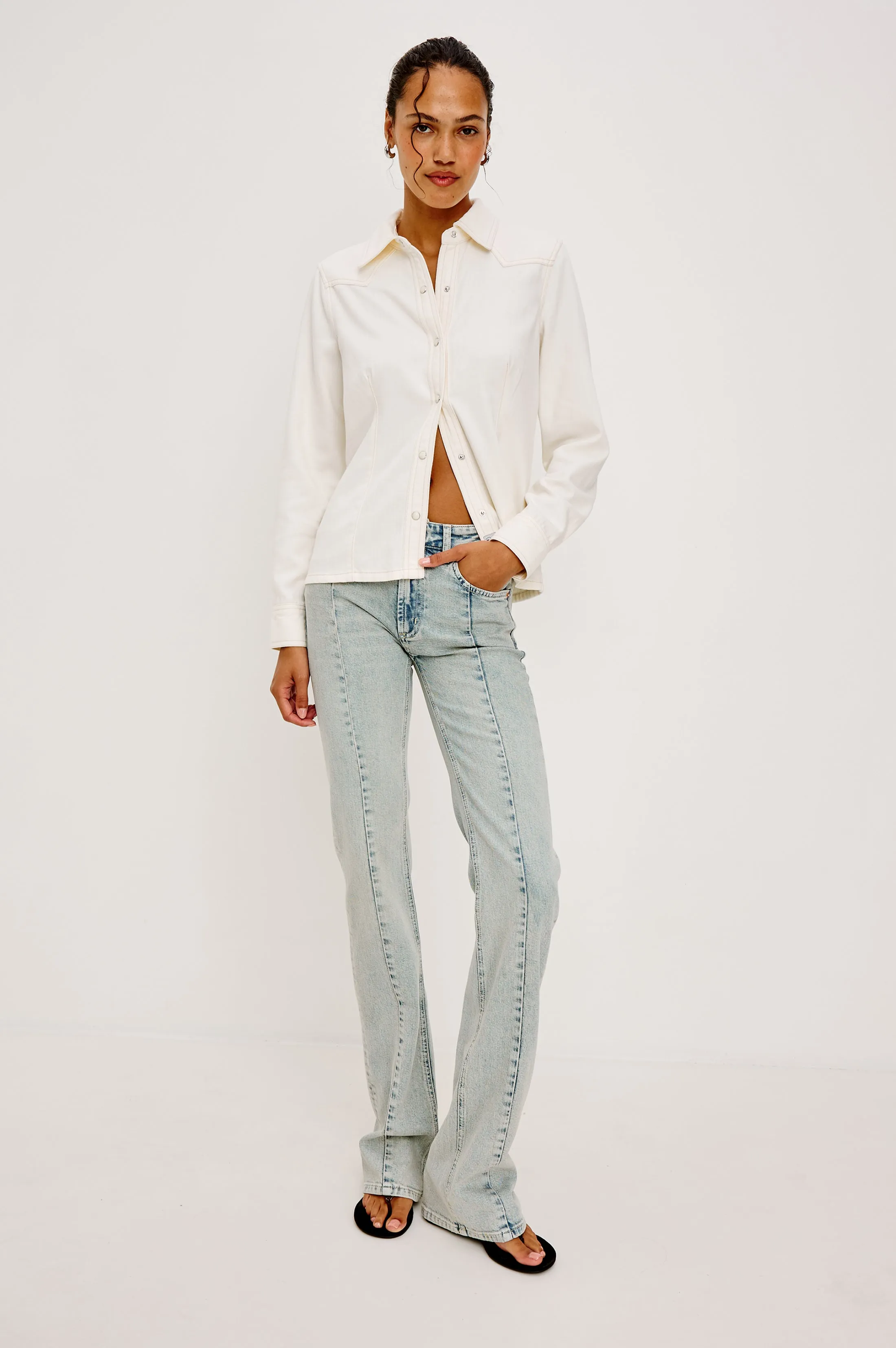 TAIANA SHIRT - IVORY sold by Rails product image thumbnail 3