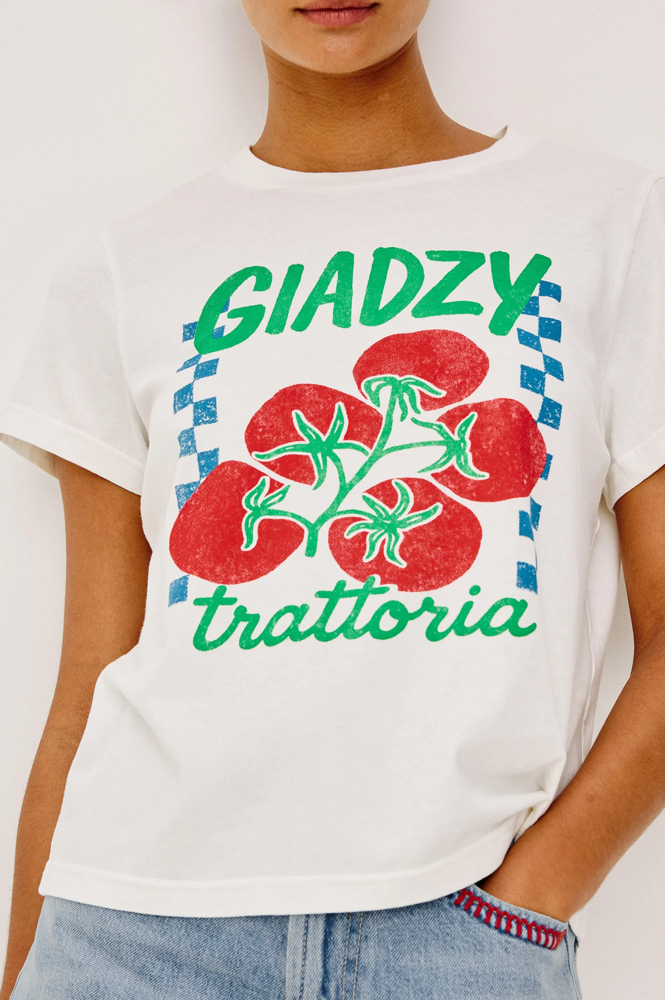 RAILS X GIADZY THE CLASSIC CREW T-SHIRT - GIADZY TRATTORIA sold by Rails product image thumbnail 2