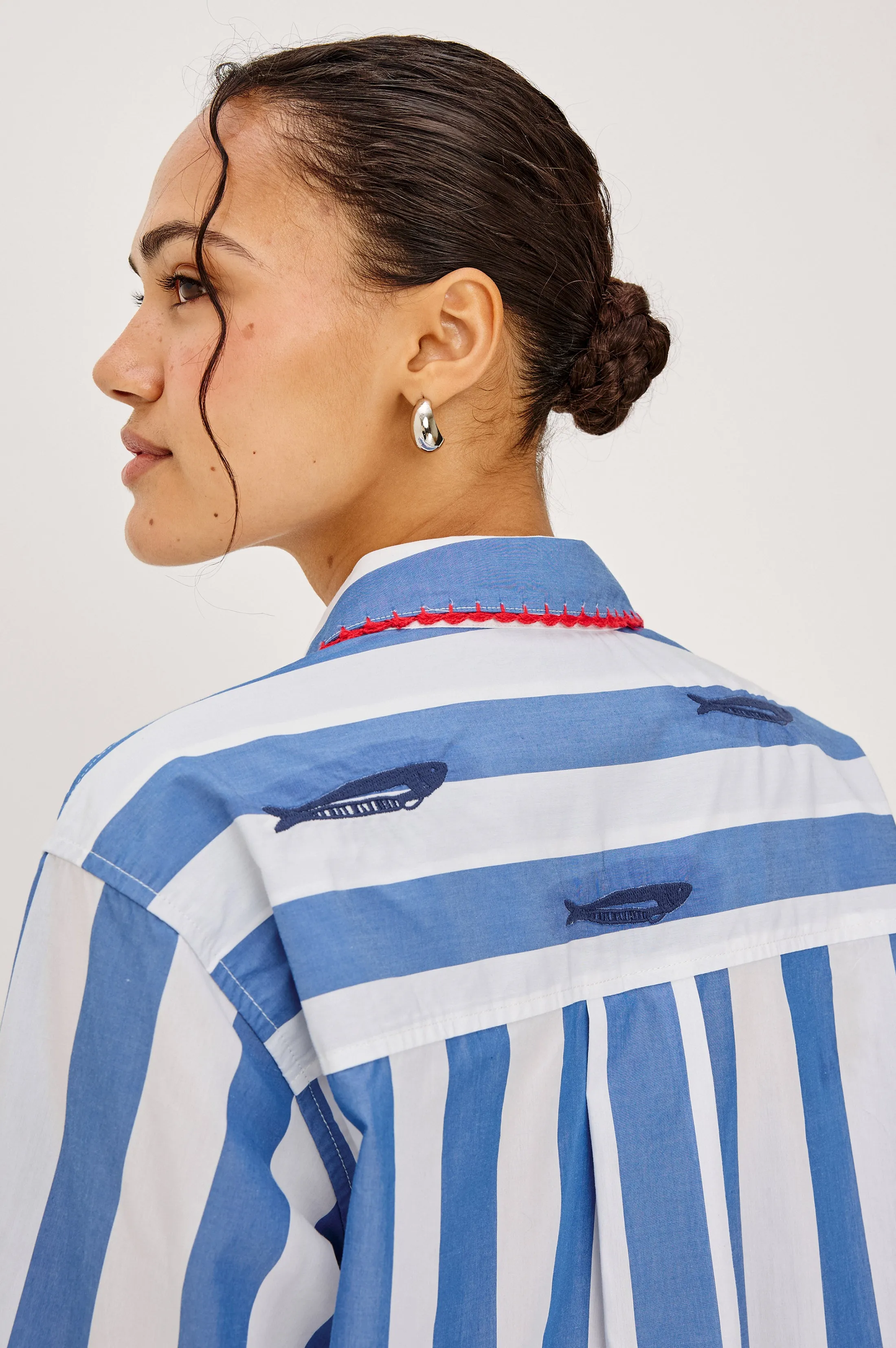 RAILS X GIADZY ELSA SHIRT - DOLCE VITA EMBROIDERY sold by Rails product image thumbnail 4