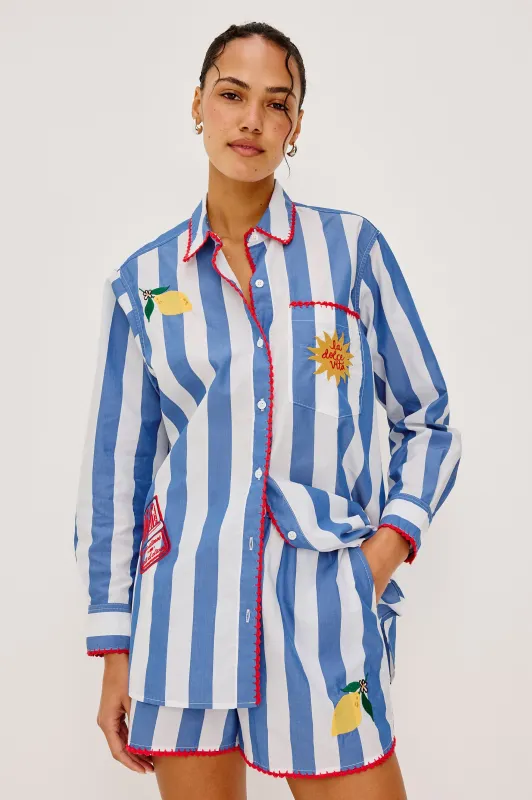 RAILS X GIADZY ELSA SHIRT - DOLCE VITA EMBROIDERY made by Rails