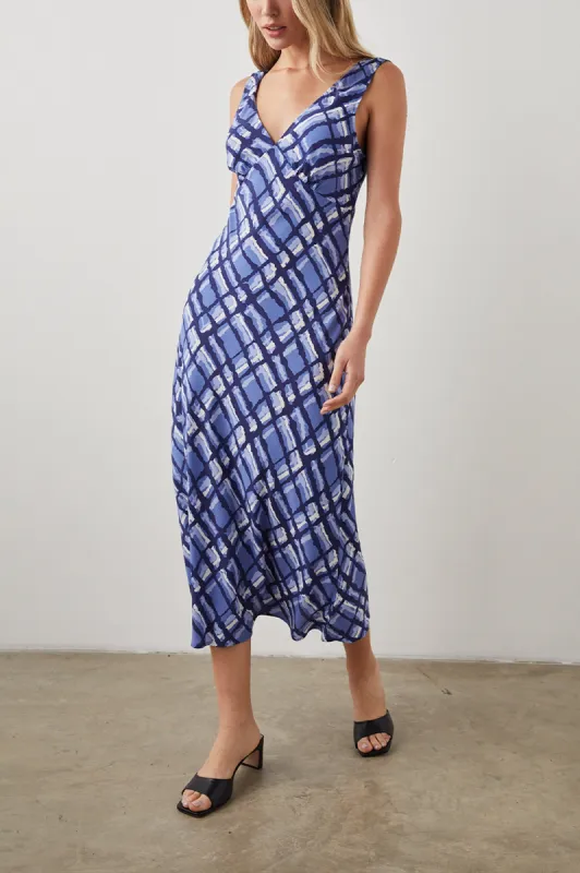 AUDRINA DRESS - AZURE PLAID sold by Rails