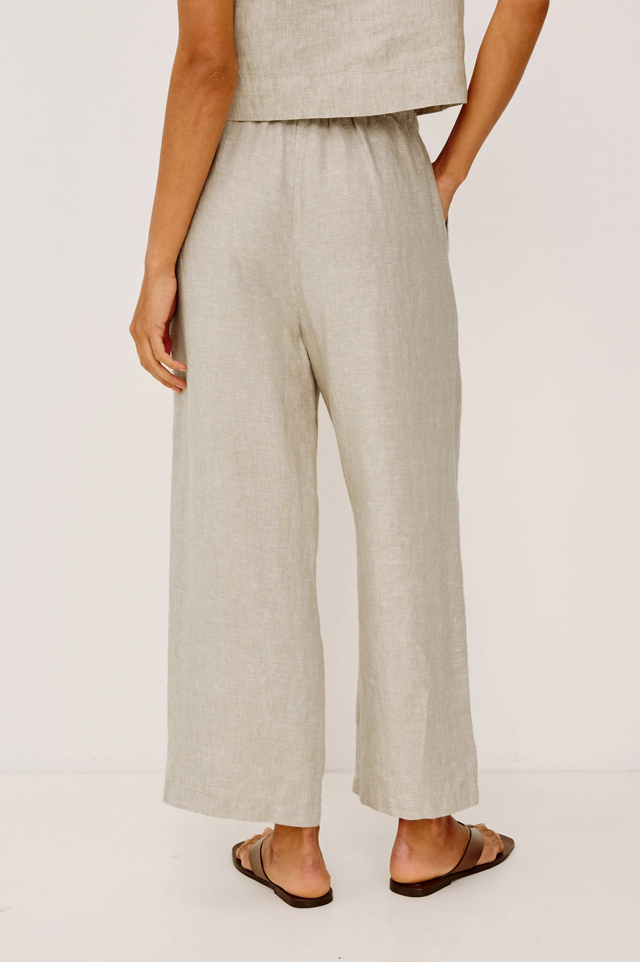 EMMIE CROP PANT - HEATHERED FLAX sold by Rails product image thumbnail 5