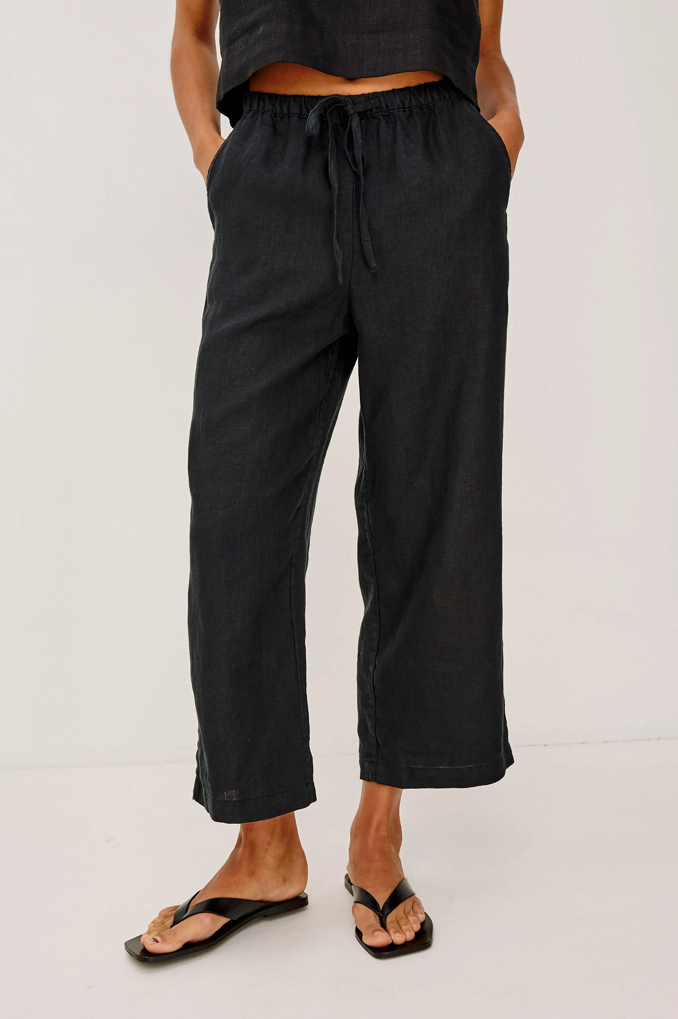 EMMIE CROP PANT - BLACK sold by Rails product image thumbnail 4