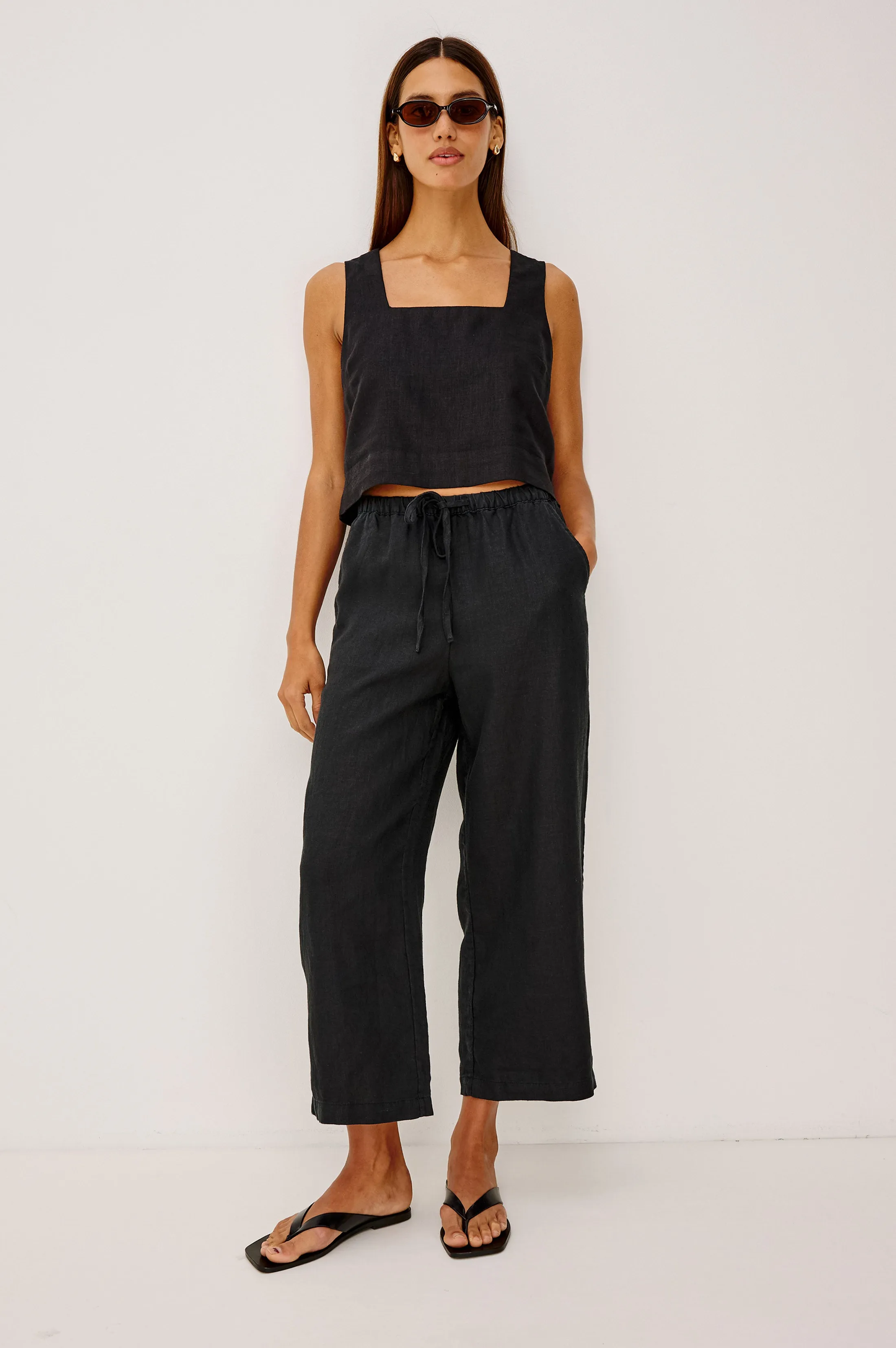 EMMIE CROP PANT - BLACK sold by Rails product image thumbnail 3