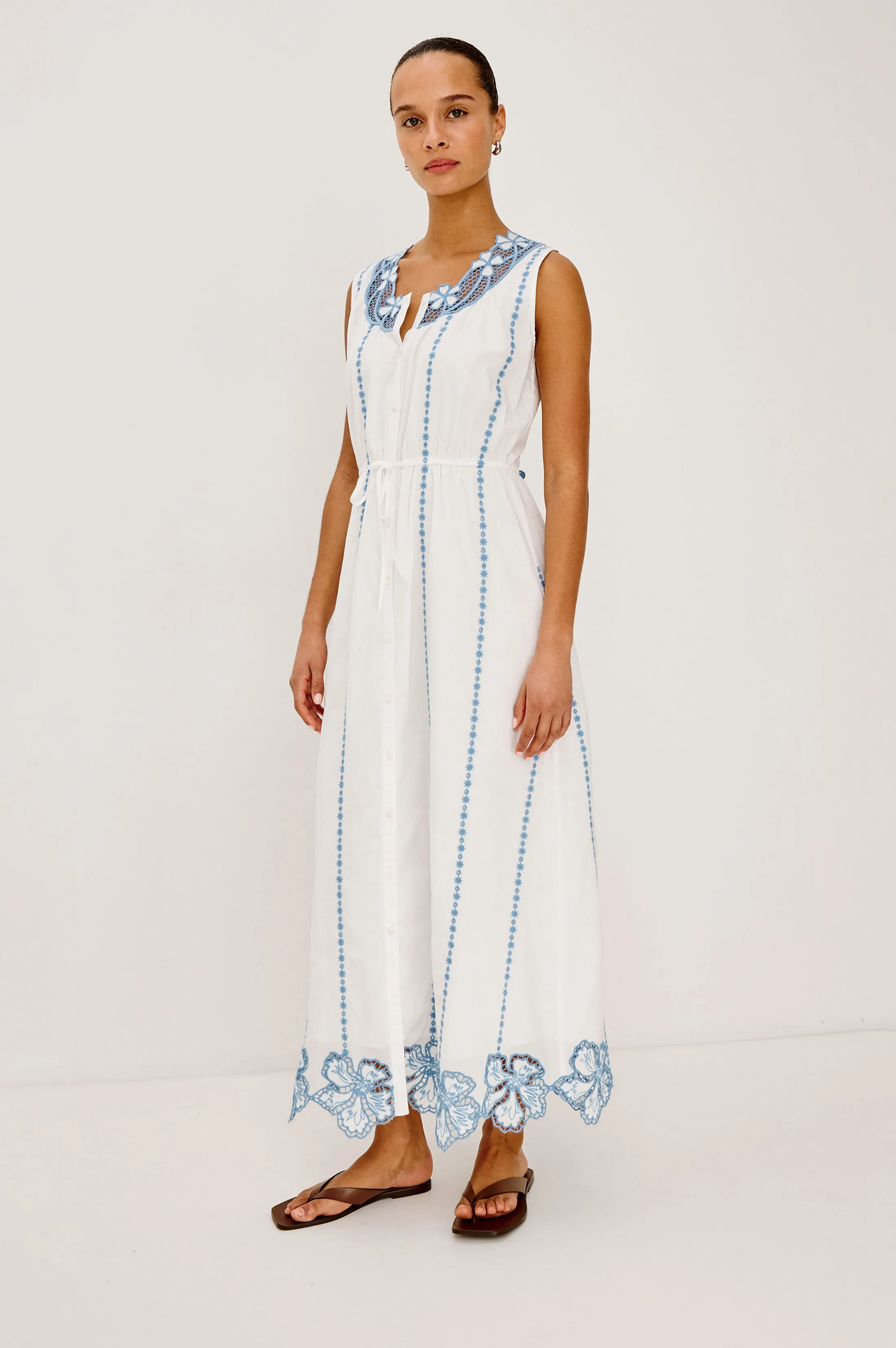 LORINA DRESS - WHITE sold by Rails product image thumbnail 3