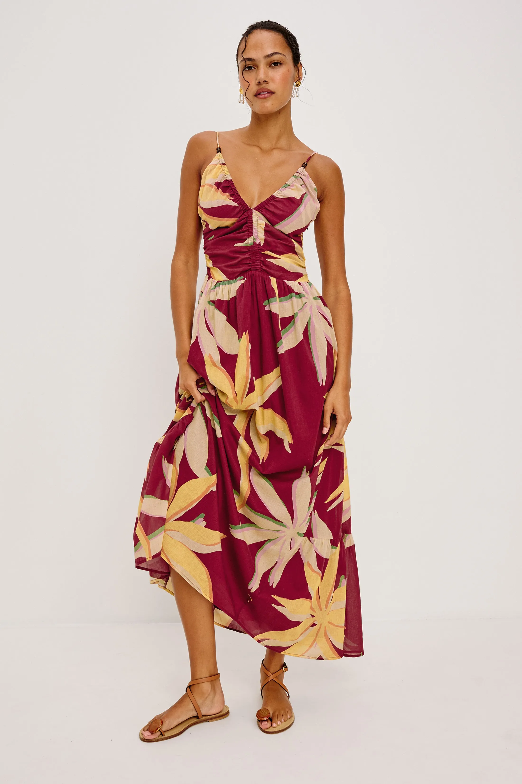 PALM DRESS - RED PALMA sold by Rails product image thumbnail 3