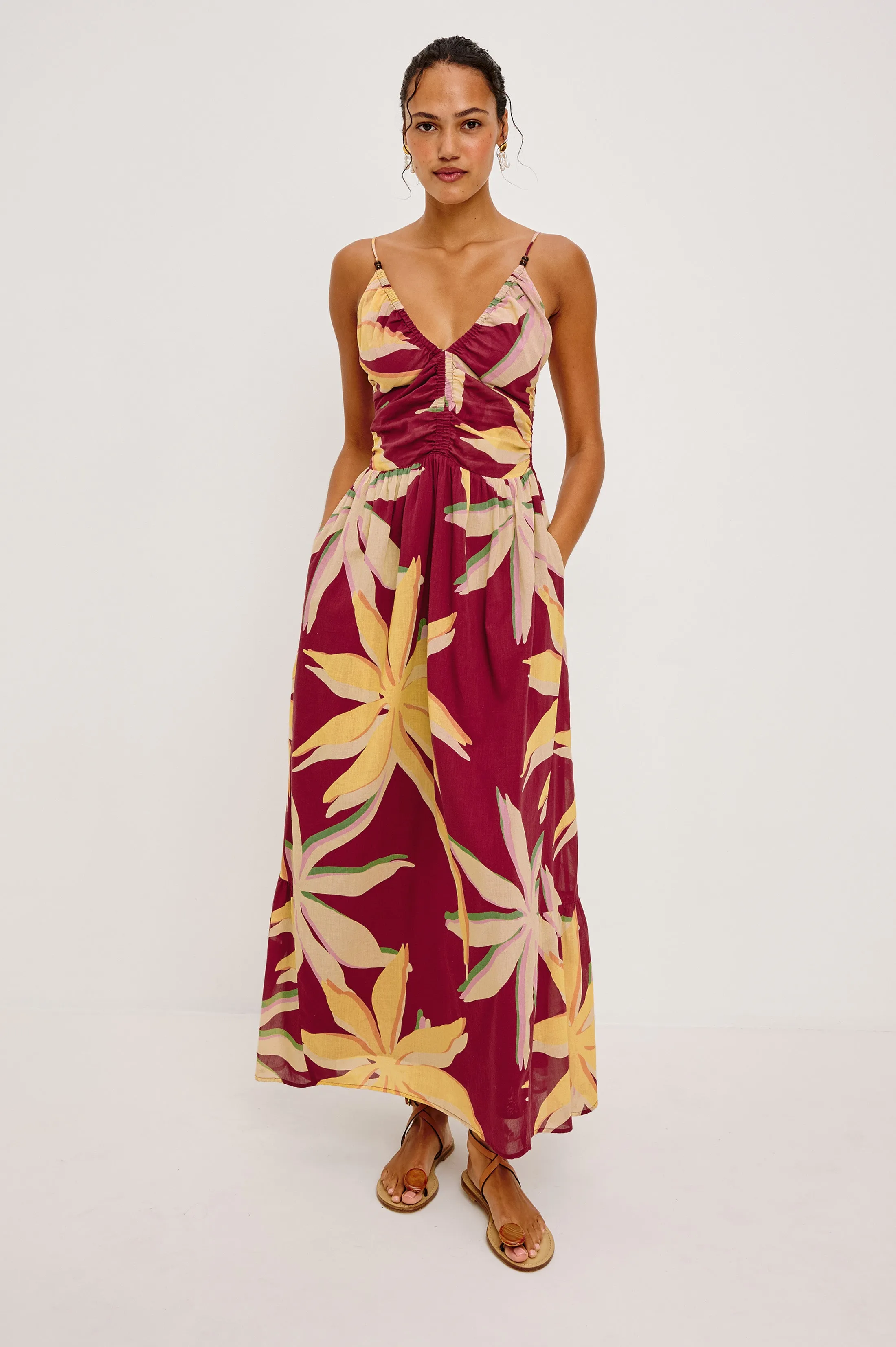 PALM DRESS - RED PALMA sold by Rails product image thumbnail 4
