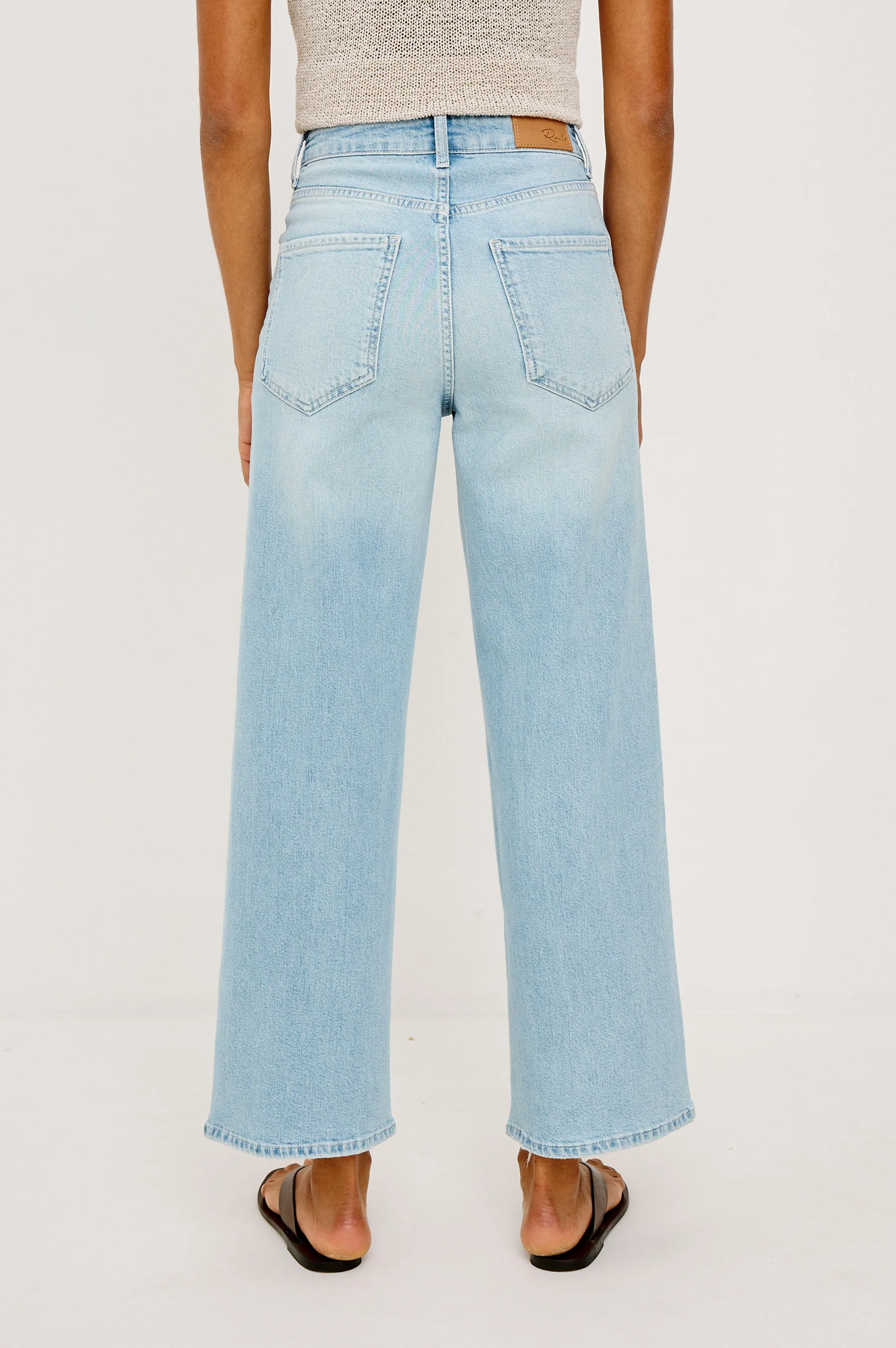 GETTY CROP WIDE LEG - LELANI EMBROIDERED sold by Rails product image thumbnail 5