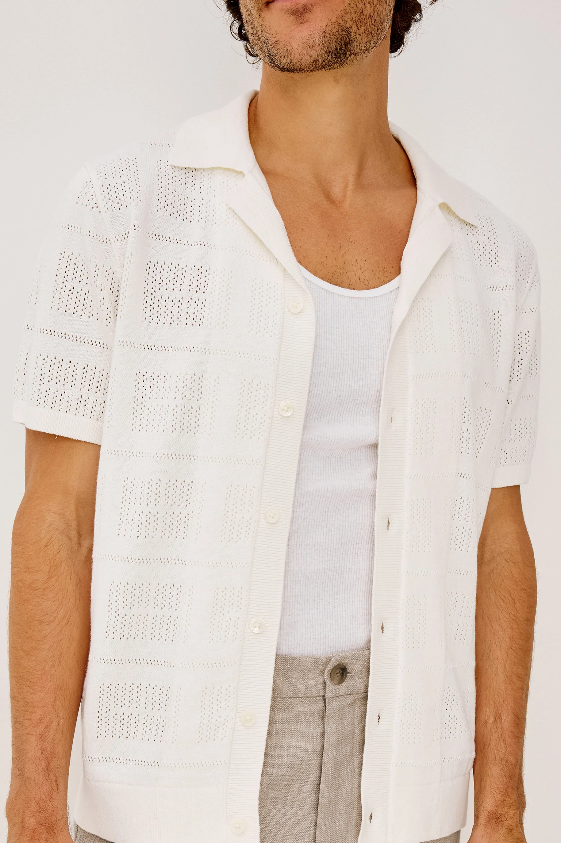 YATES SHIRT - WHITE sold by Rails product image thumbnail 2