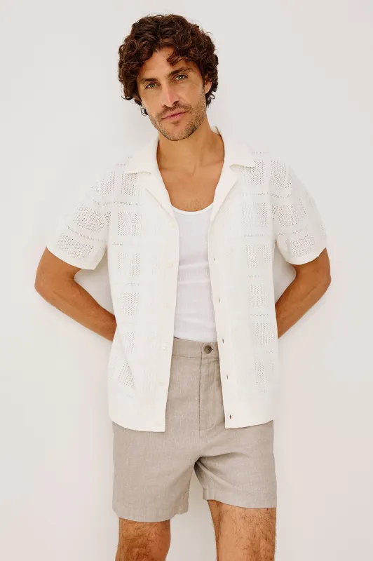 YATES SHIRT - WHITE made by Rails