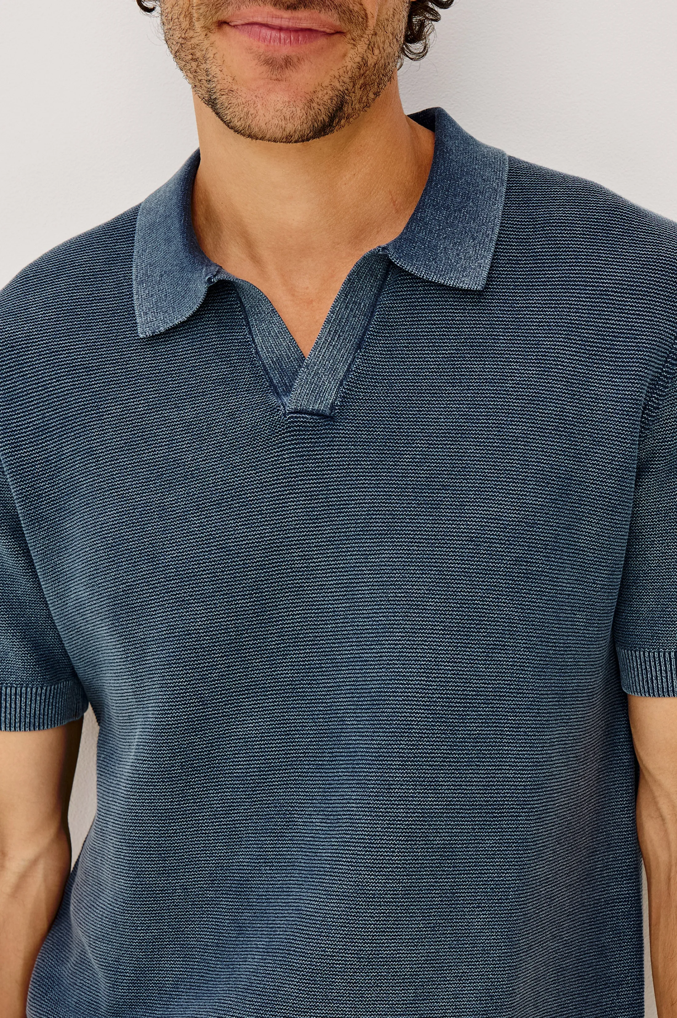 BAKER POLO SHIRT - SUNWASHED NAVY sold by Rails product image thumbnail 2