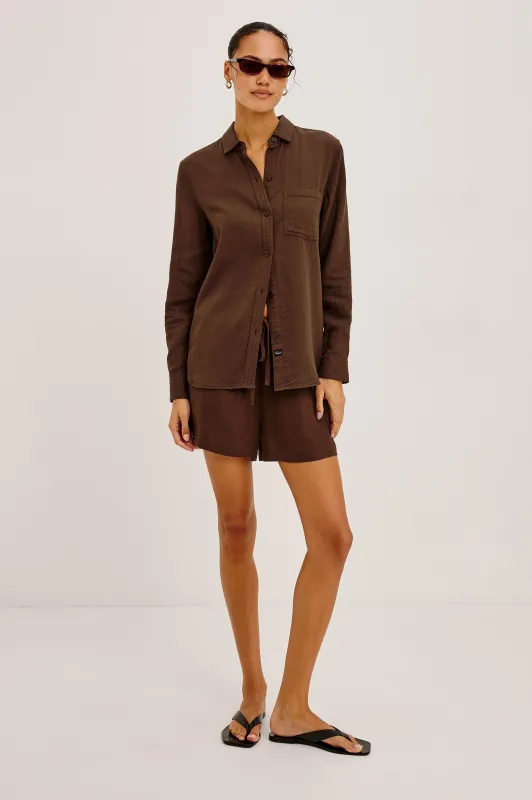 FREEMAN SHIRT - ESPRESSO made by Rails