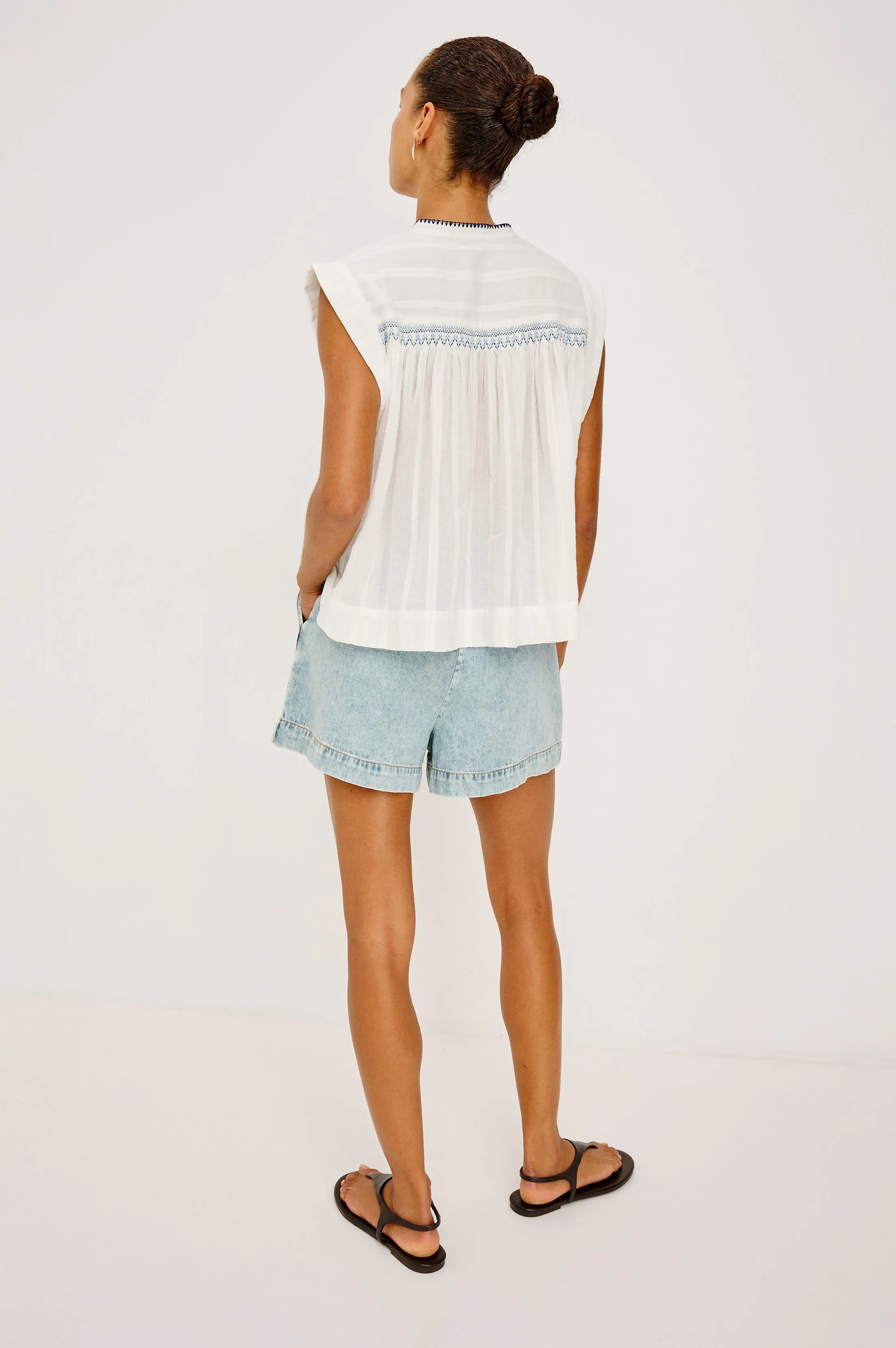 WILLOW TOP - WHITE sold by Rails product image thumbnail 5