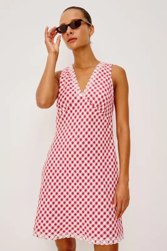 BEX DRESS - PICNIC CHECK made by Rails