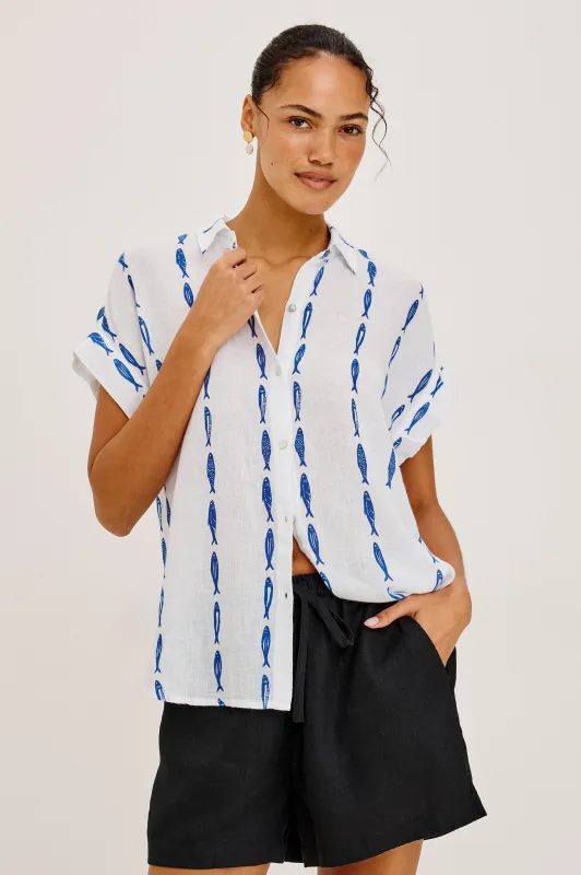 FARRAH SHIRT - SARDINES made by Rails