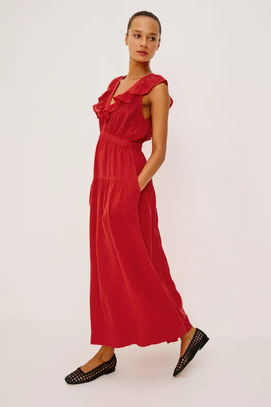 BEAUX DRESS - TOMATO made by Rails