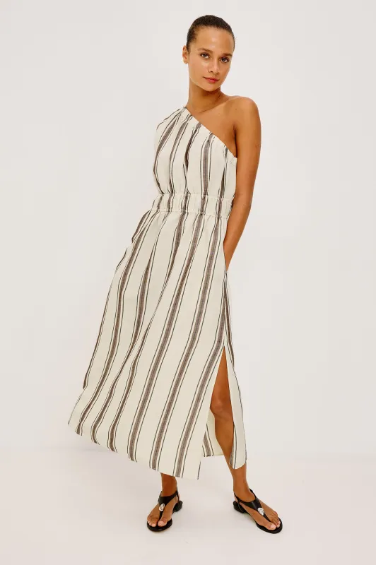 SELANI DRESS - SEQUOIA STRIPE LINEN made by Rails