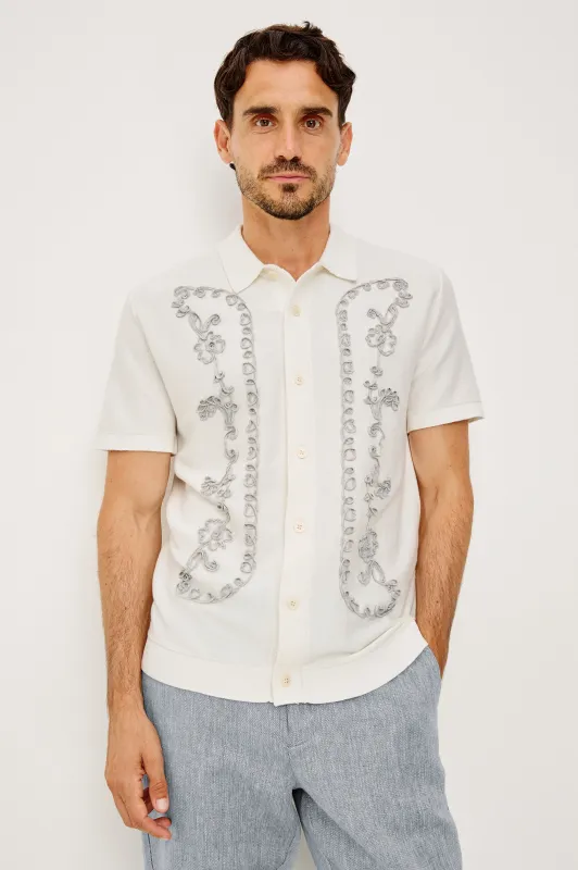 WALDEN SHIRT - WHITE OAT FLORAL made by Rails