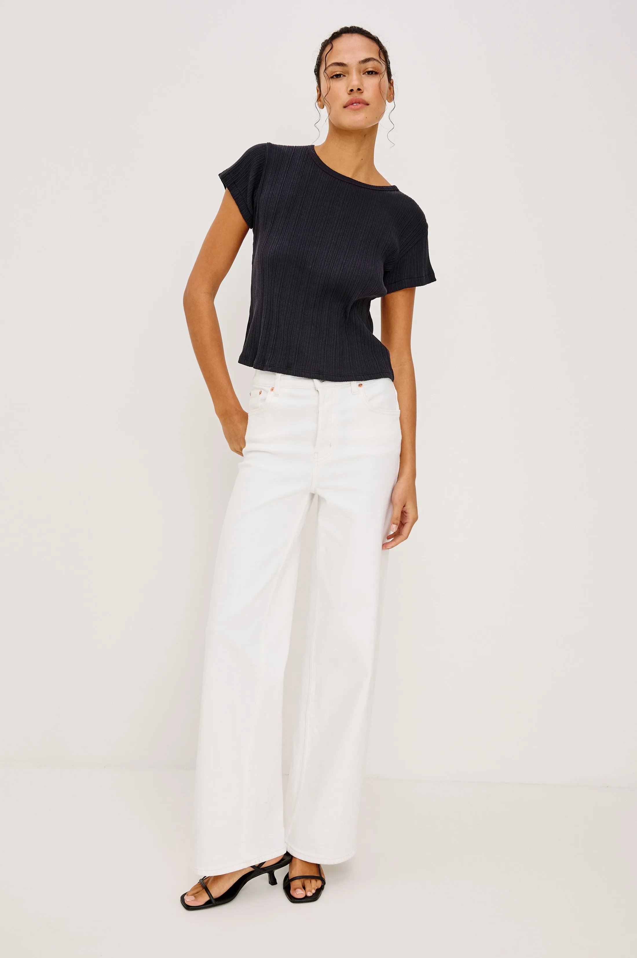 PETITE GETTY WIDE LEG - VINTAGE ECRU sold by Rails