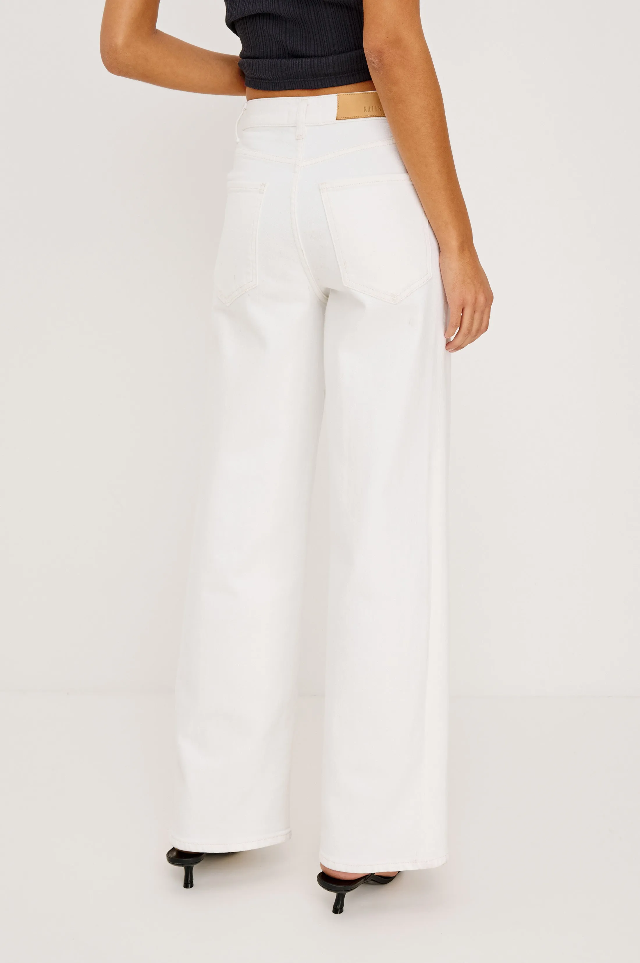 PETITE GETTY WIDE LEG - VINTAGE ECRU sold by Rails product image thumbnail 5
