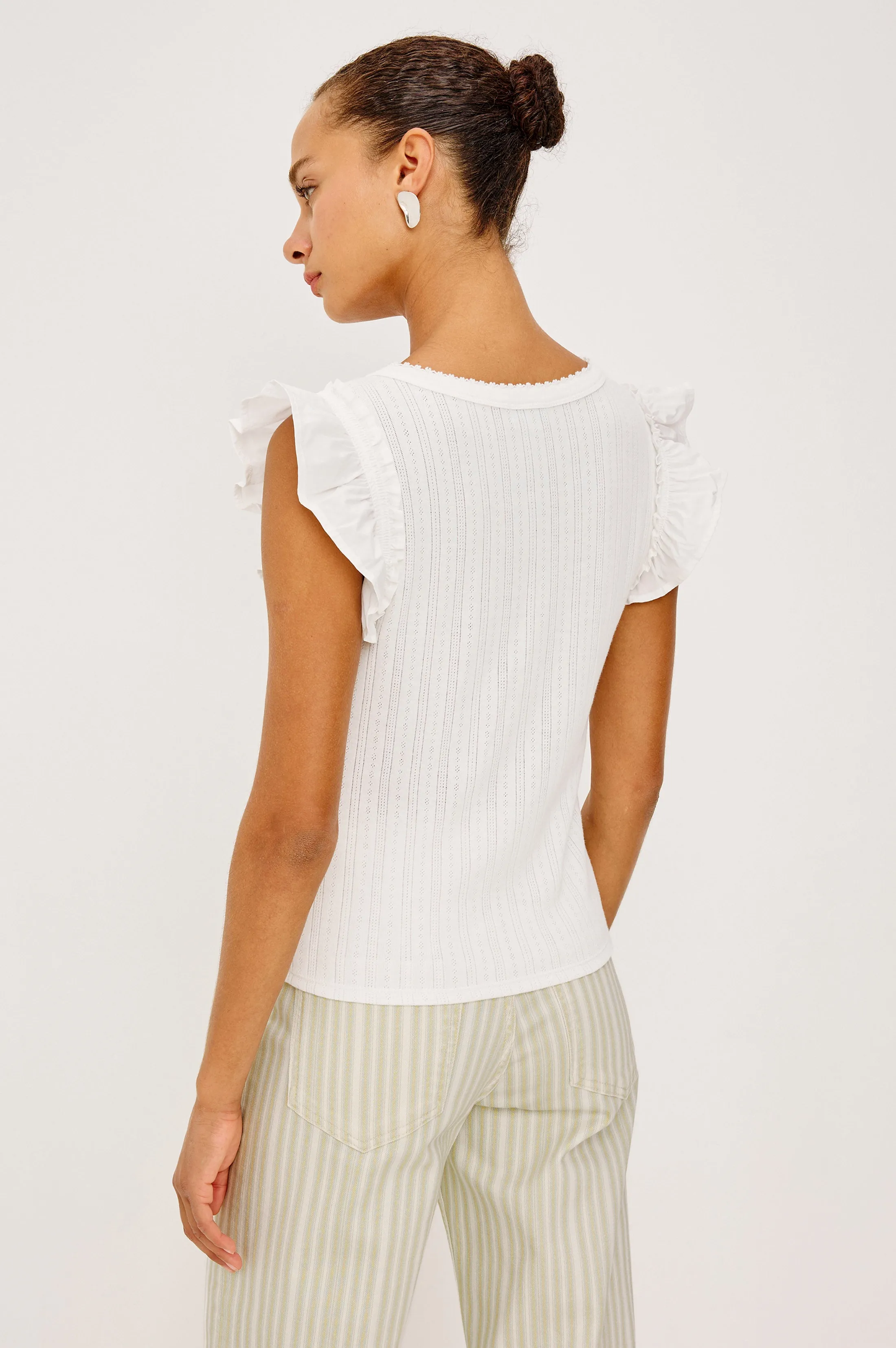 GIOVANNA TOP - WHITE sold by Rails product image thumbnail 4