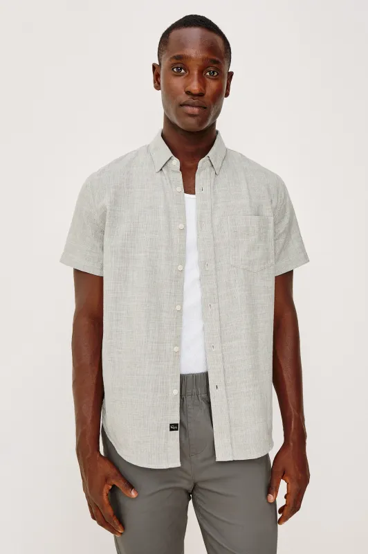 FAIRFAX SHIRT - PLATINUM ETCH made by Rails