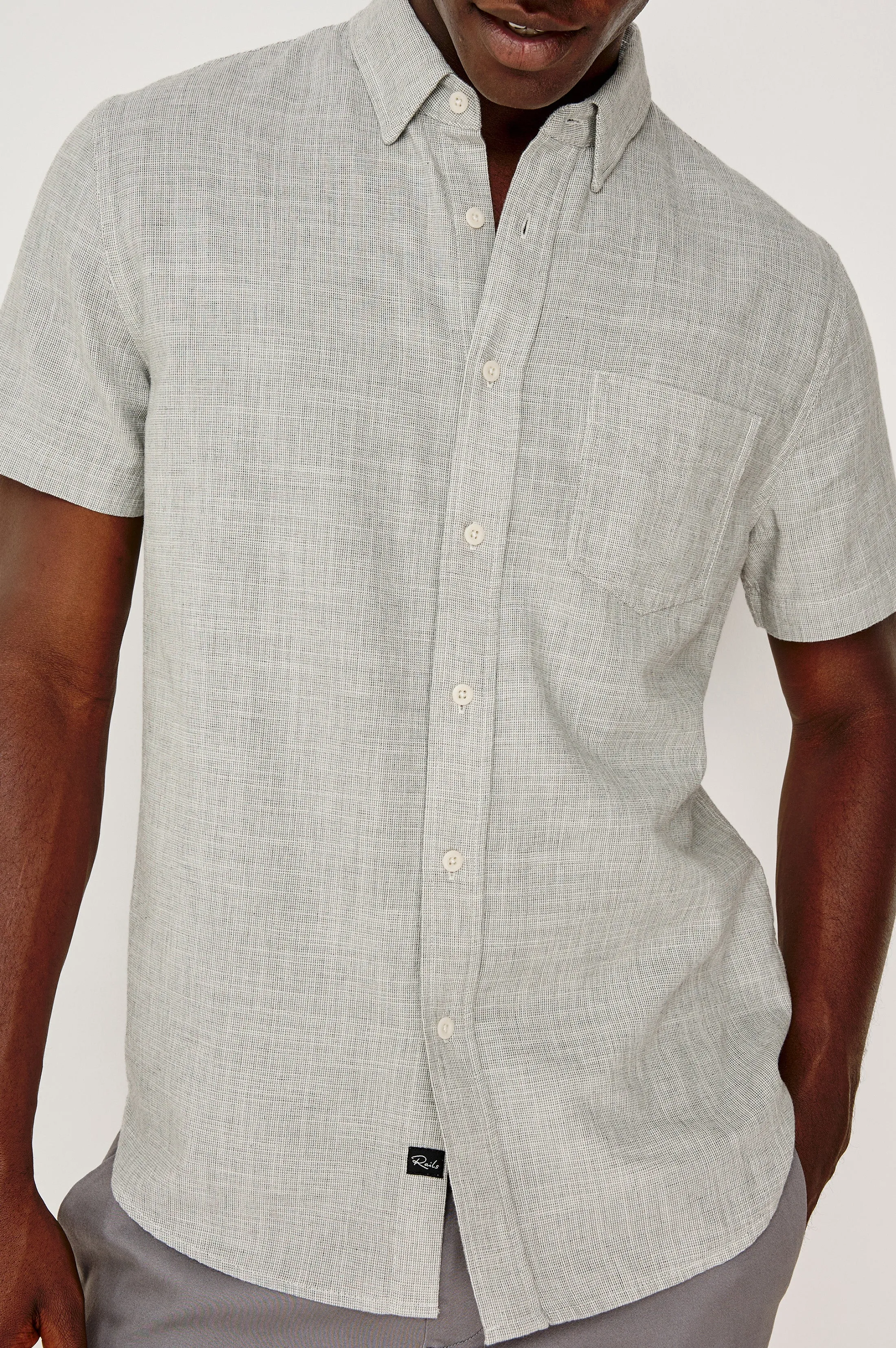 FAIRFAX SHIRT - PLATINUM ETCH sold by Rails product image thumbnail 2