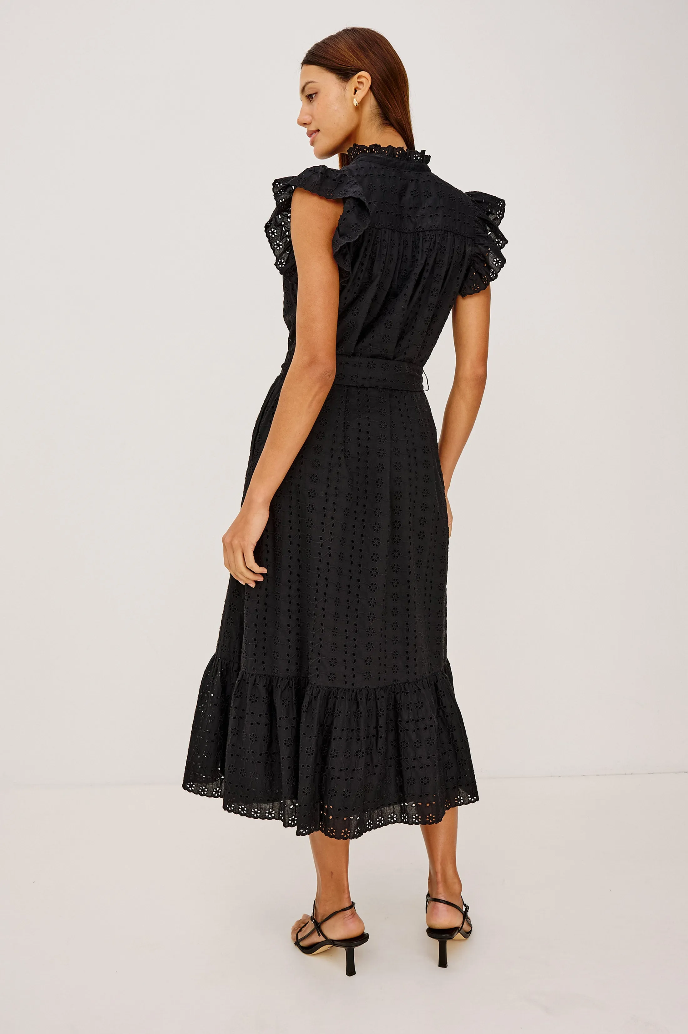DARCY DRESS - BLACK EYELET sold by Rails product image thumbnail 5