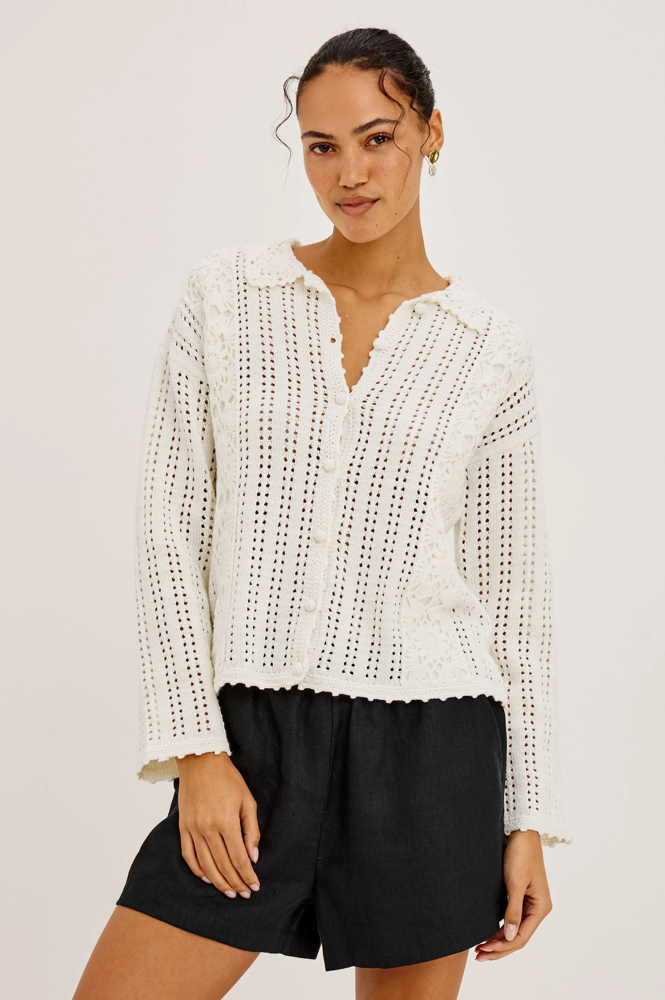 JENNI SWEATER - IVORY sold by Rails product image thumbnail 4